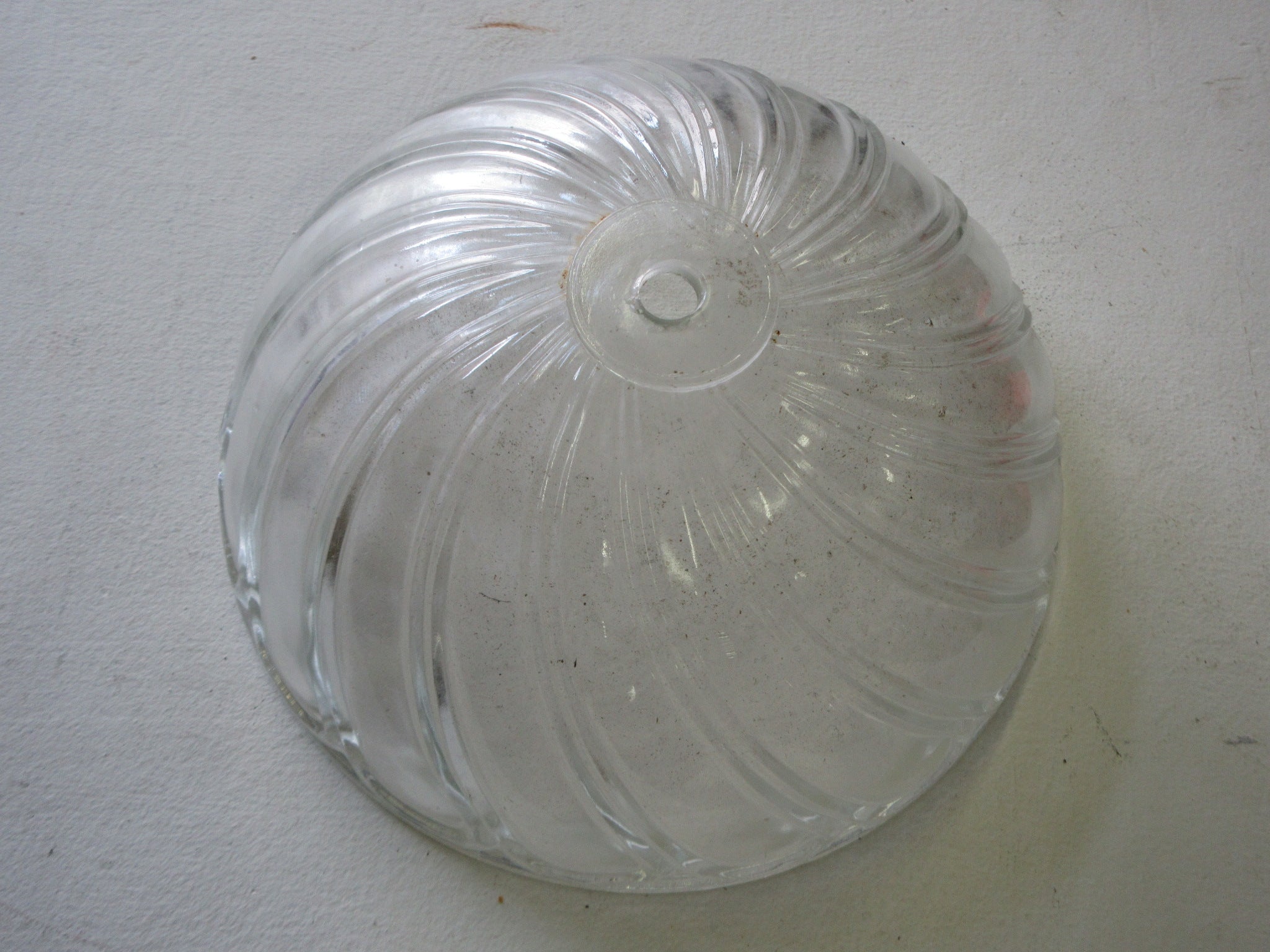 Swirl Etched Dome Shade