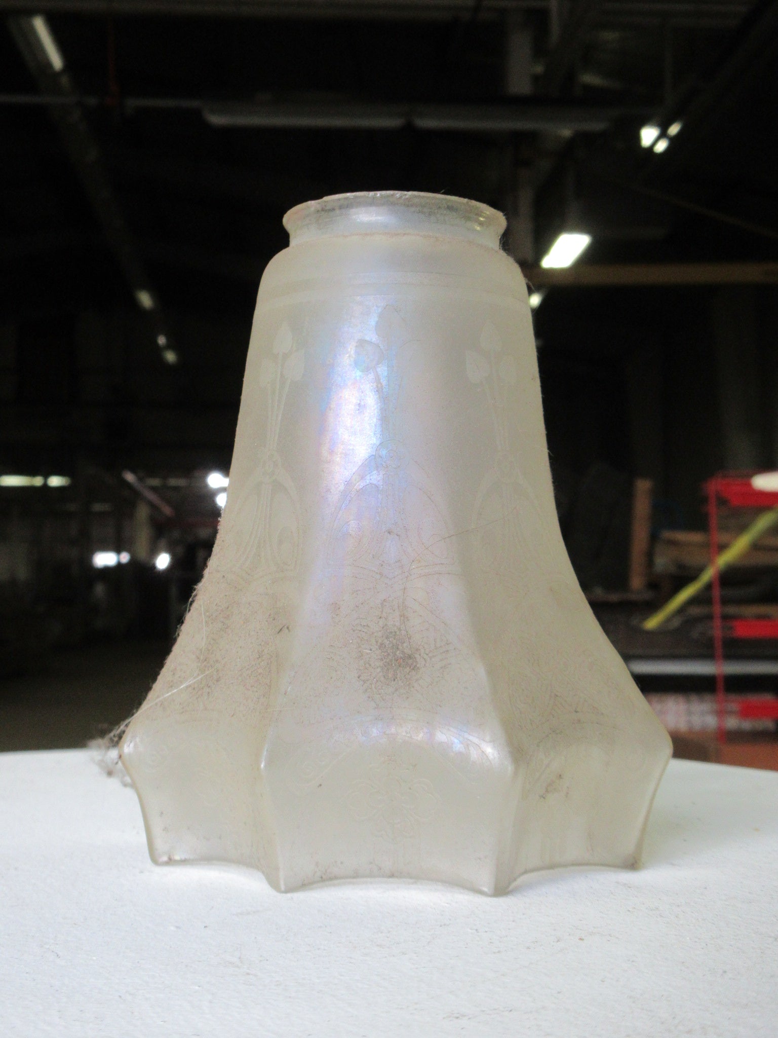 Art Deco Etched Tulip Light Shade
