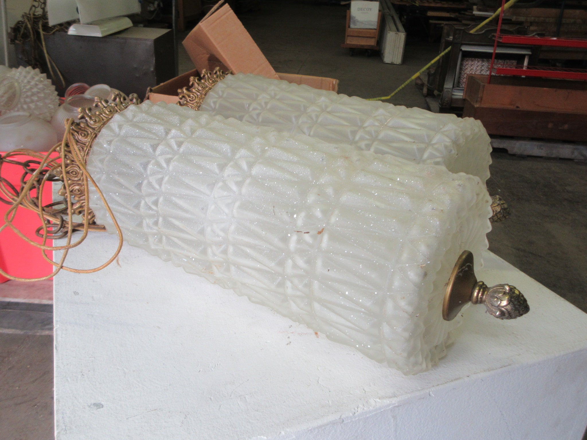 French Provincial Double Hanging Swag Light Fixture