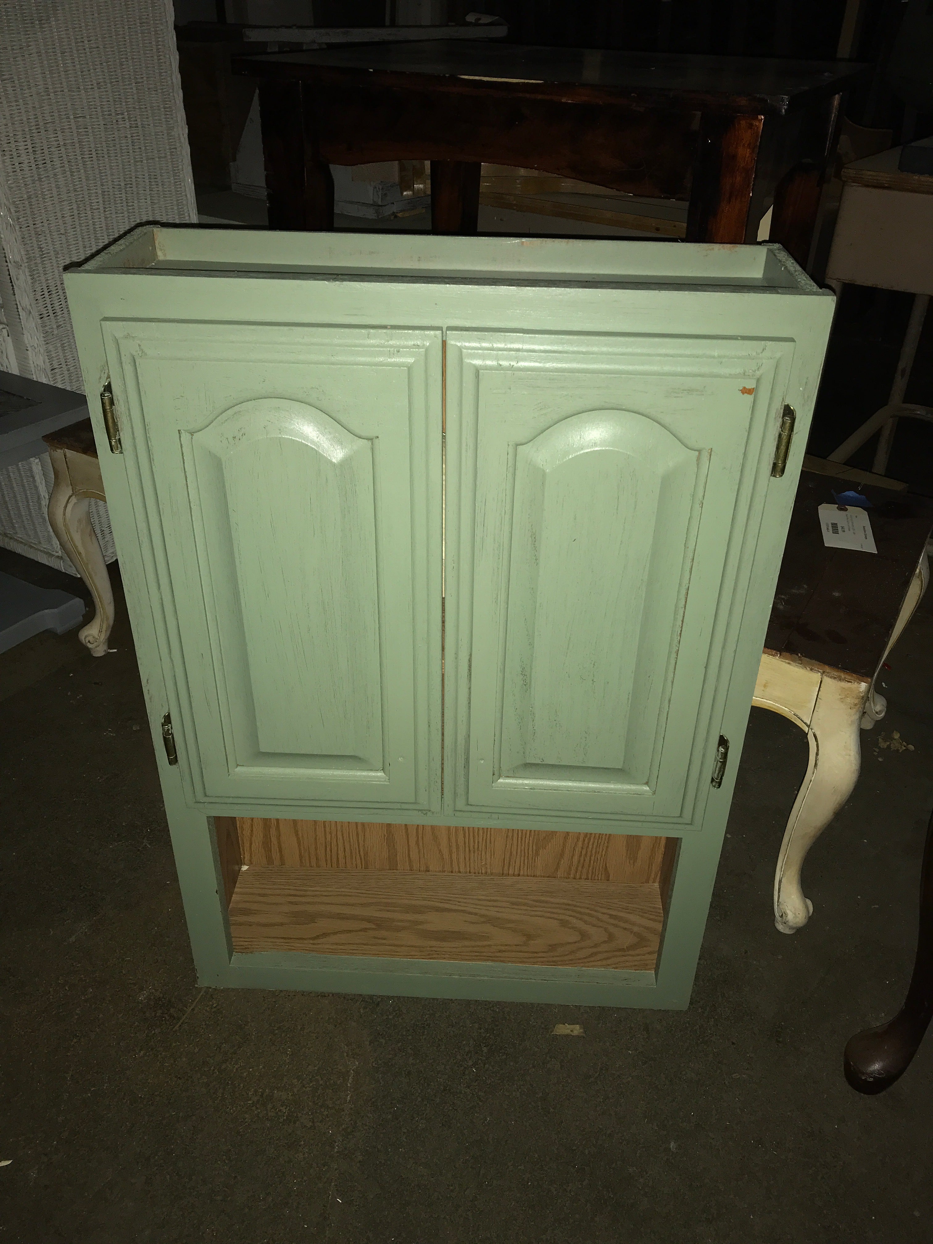Wall Mount Cabinet 2 Drawer - Green