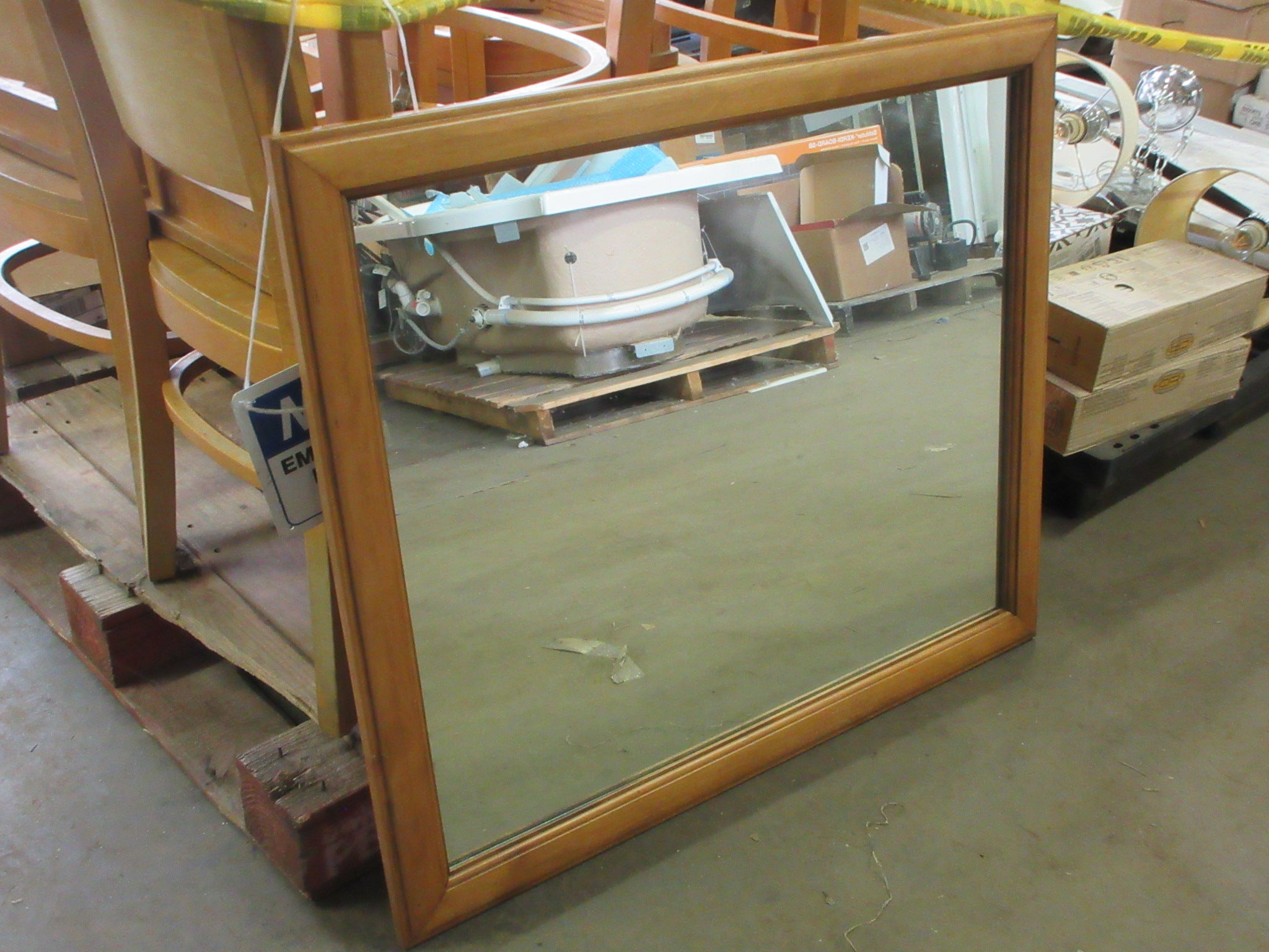Solid Wood Frame Mirror