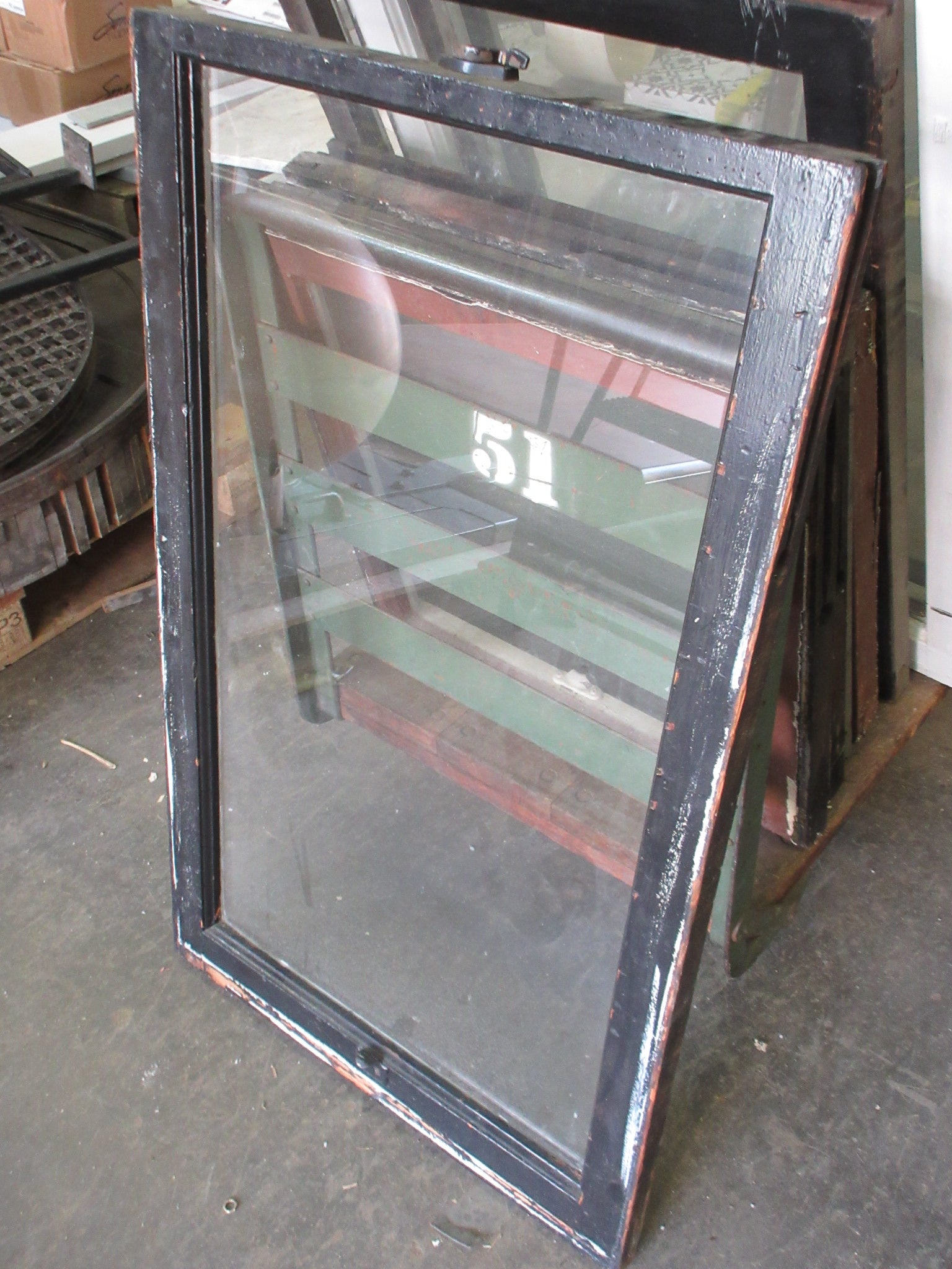 Wood Frame Sash Window 24 1/2" x 40"