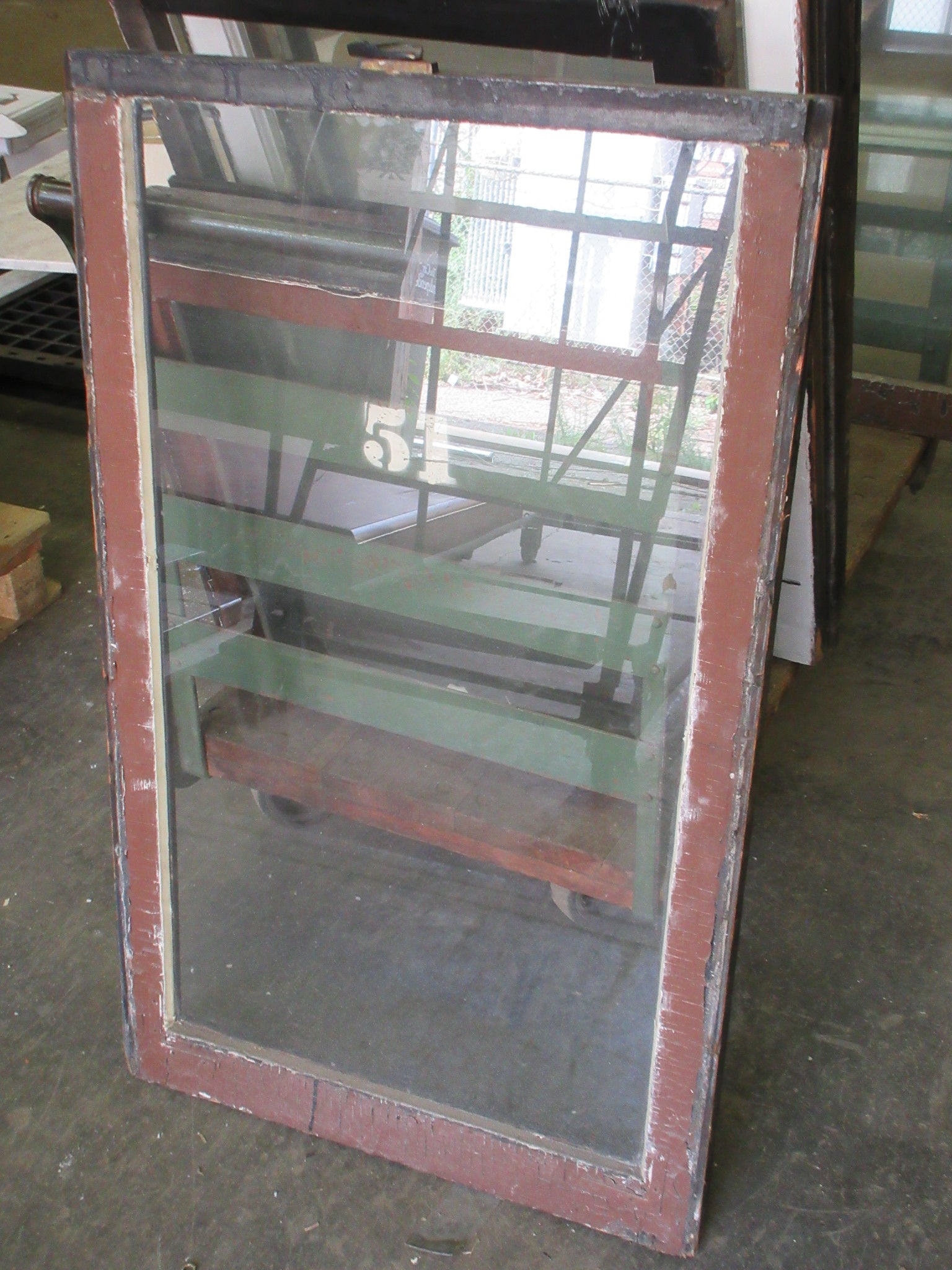 Wood Frame Sash Window 24 1/2" x 40"