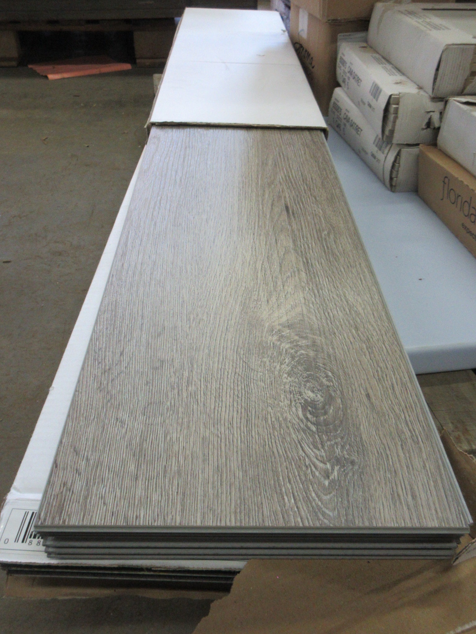 Wood Grain Laminate Flooring (Lot of Two Boxes, ~22 sq ft)