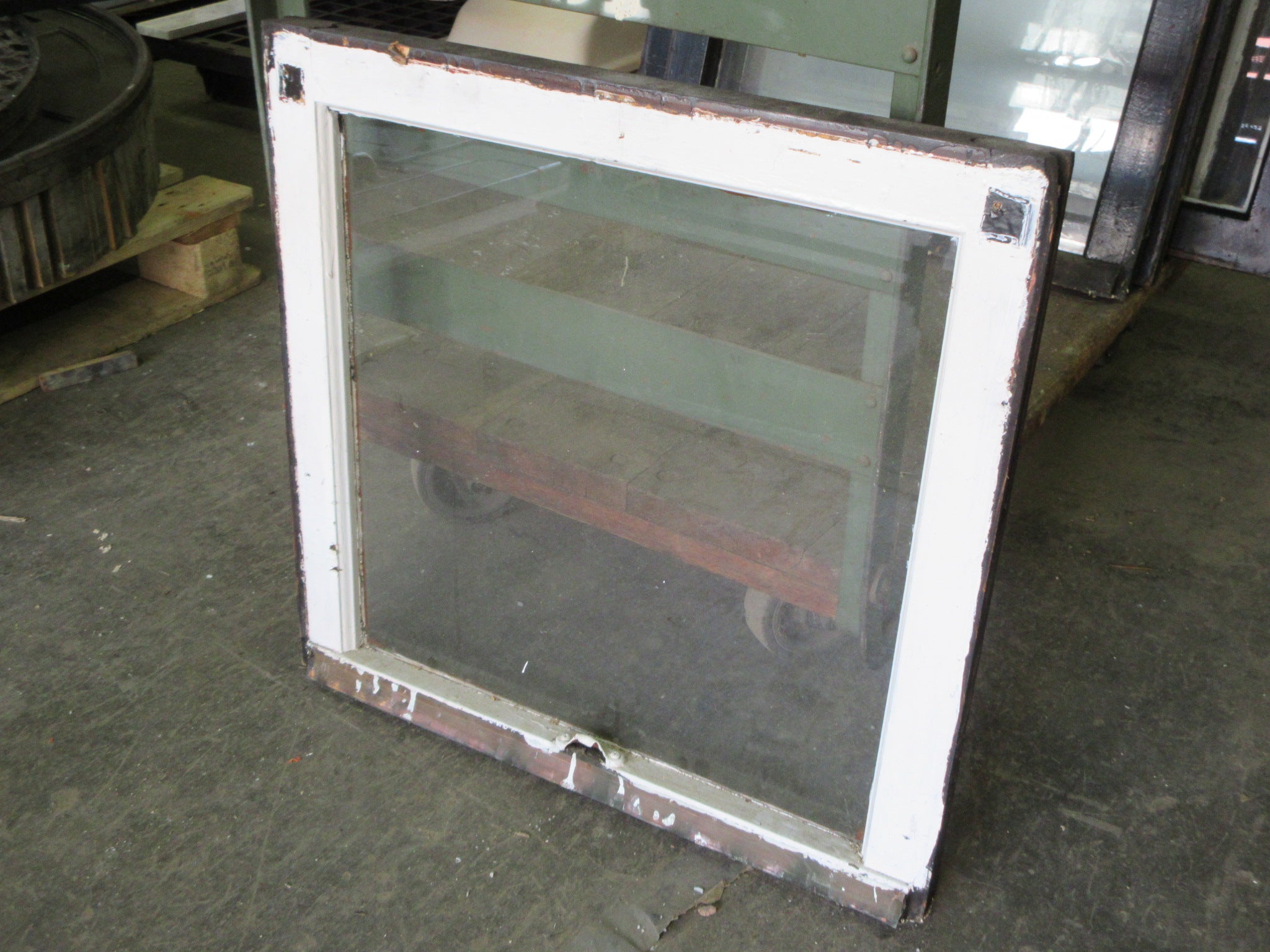 Wood Frame Sash Window 24 1/8"W x 23 1/2"