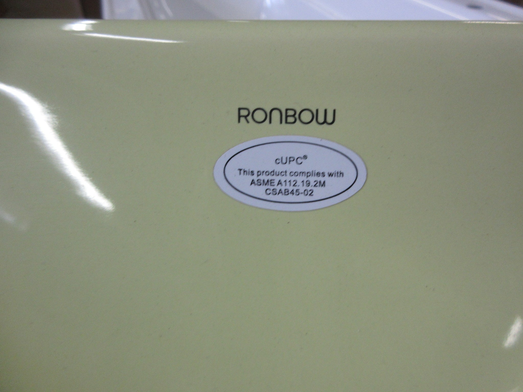 Ronbow Ceramic Pear Green Vessel Sink