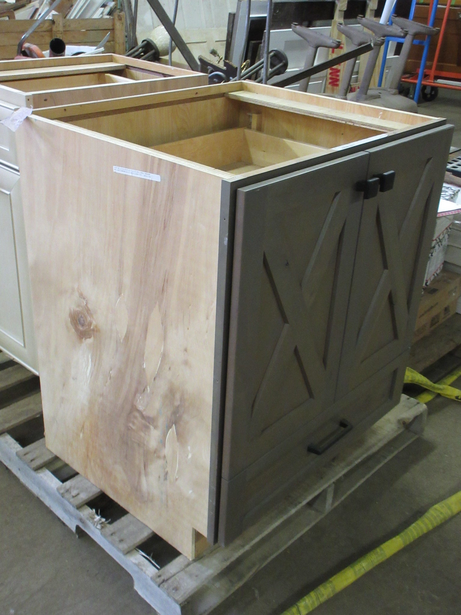 Farmhouse Style Base Cabinet with Drawers