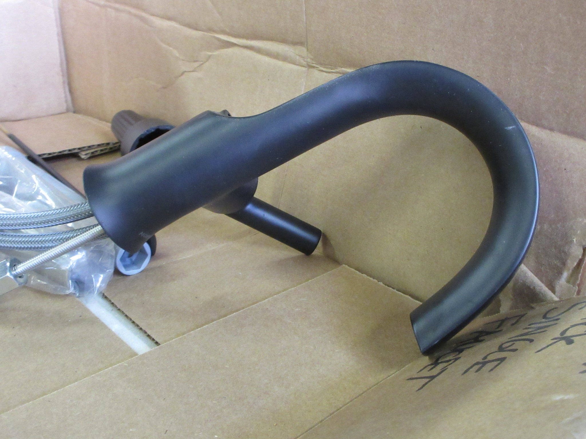 Moen Black Doux Single Handle Gooseneck Faucet