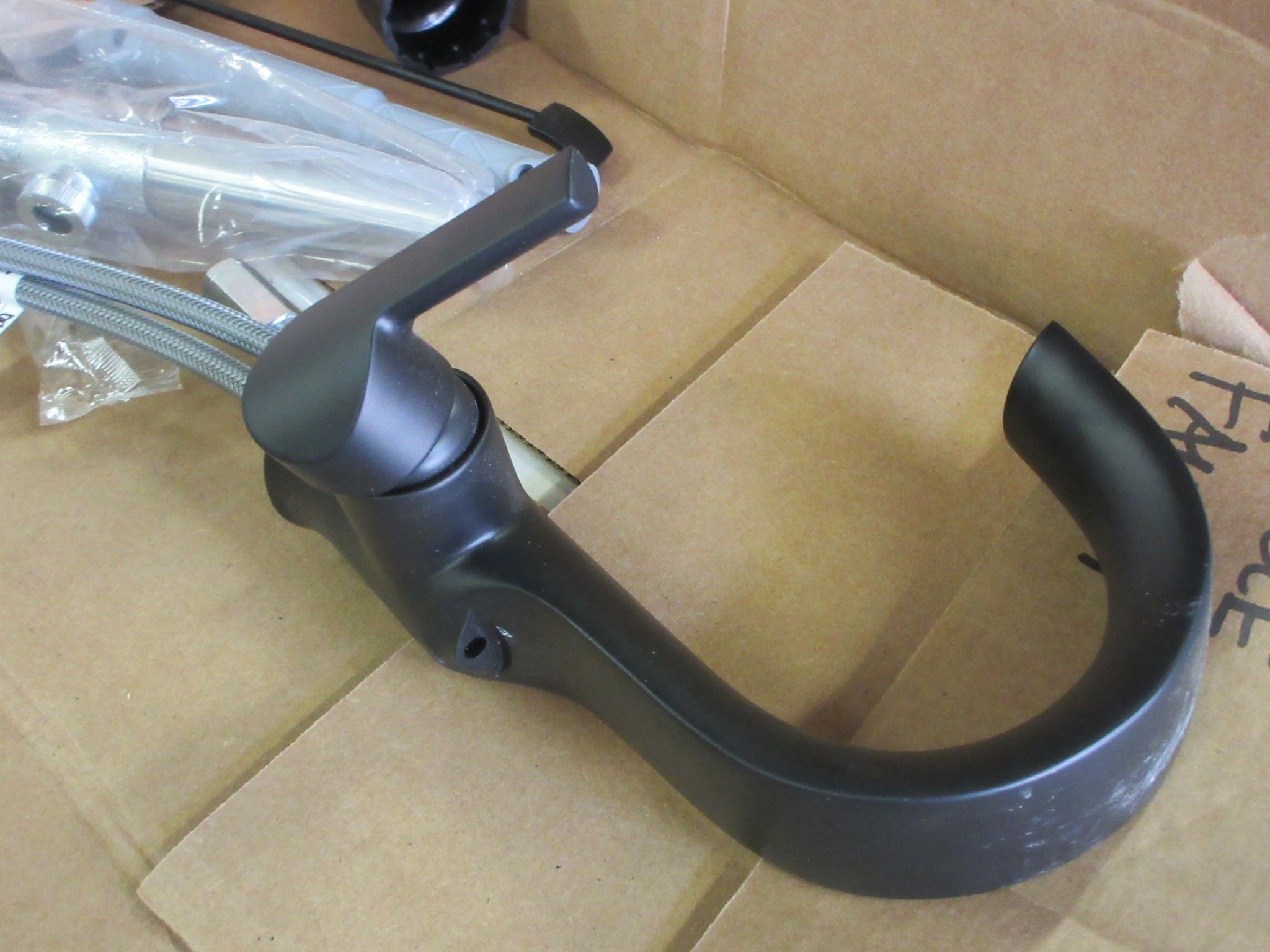 Moen Black Doux Single Handle Gooseneck Faucet