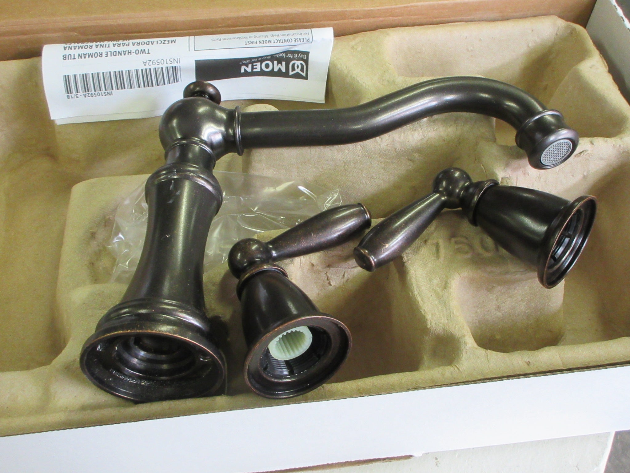 Moen Weymouth Two Handle Roman Bath Faucet