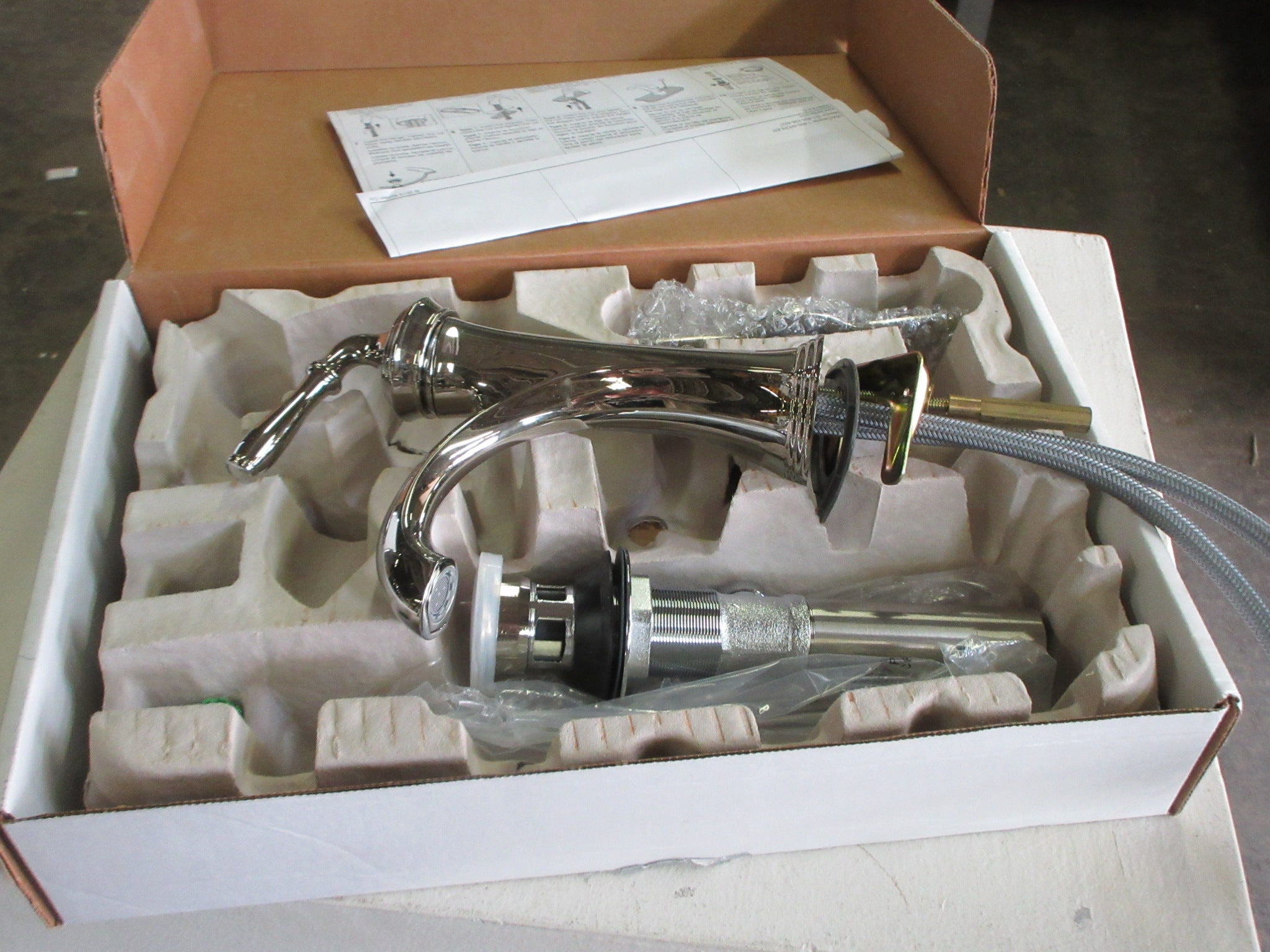 Kohler Single Handle Devonshire Polished Nickel Faucet