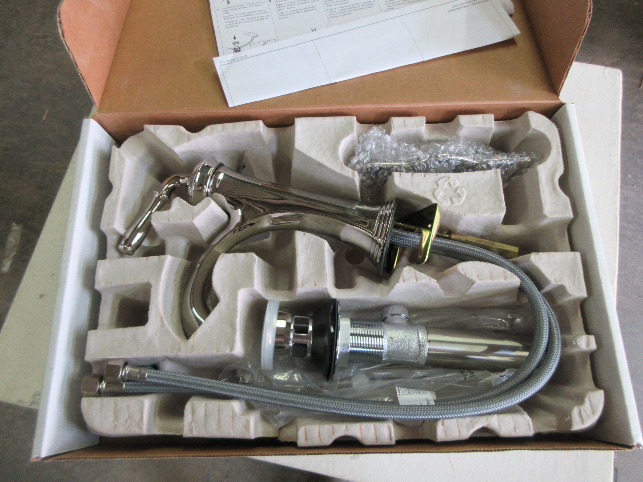 Kohler Single Handle Devonshire Polished Nickel Faucet
