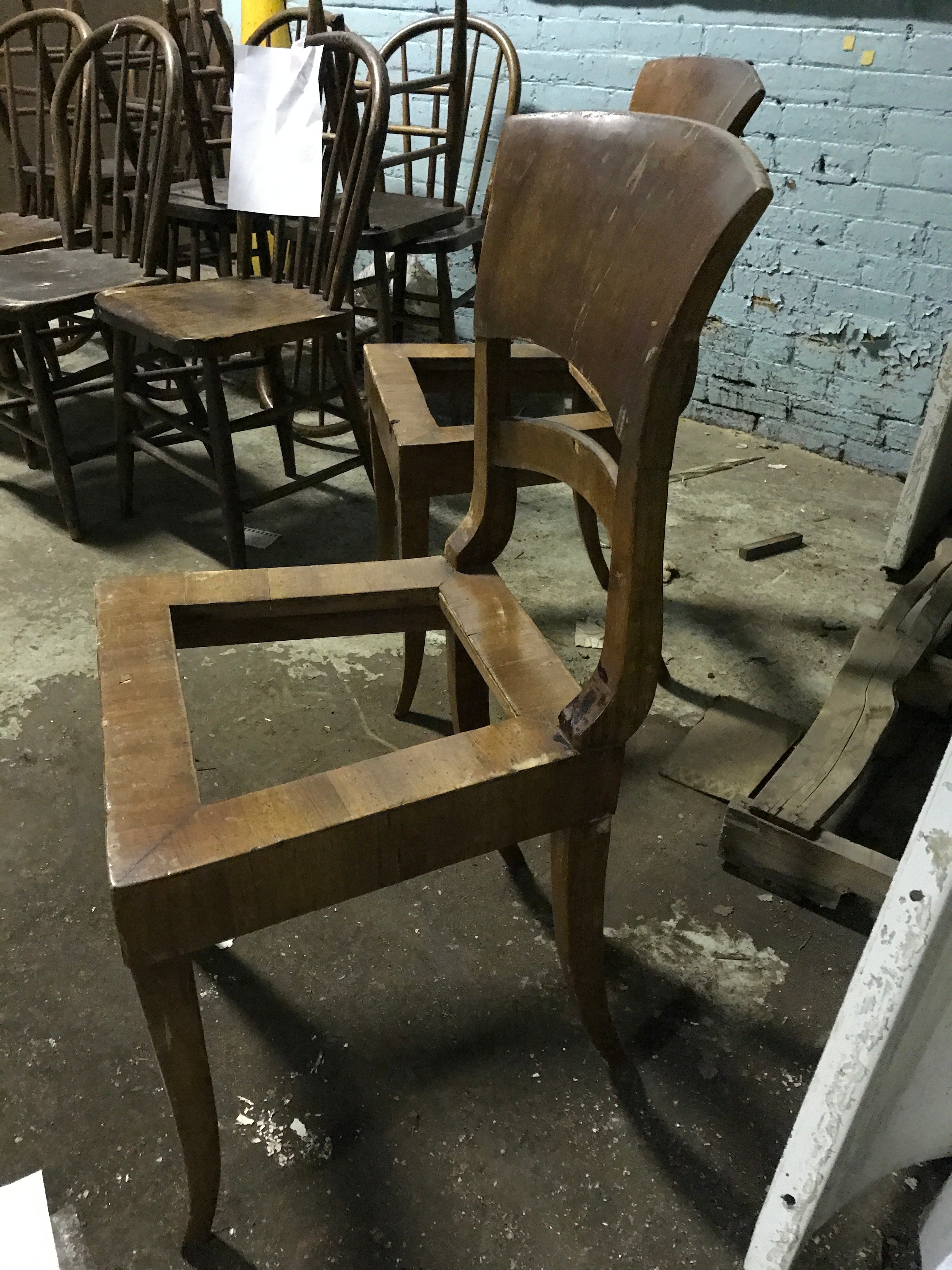 Wood Chair  No Seat