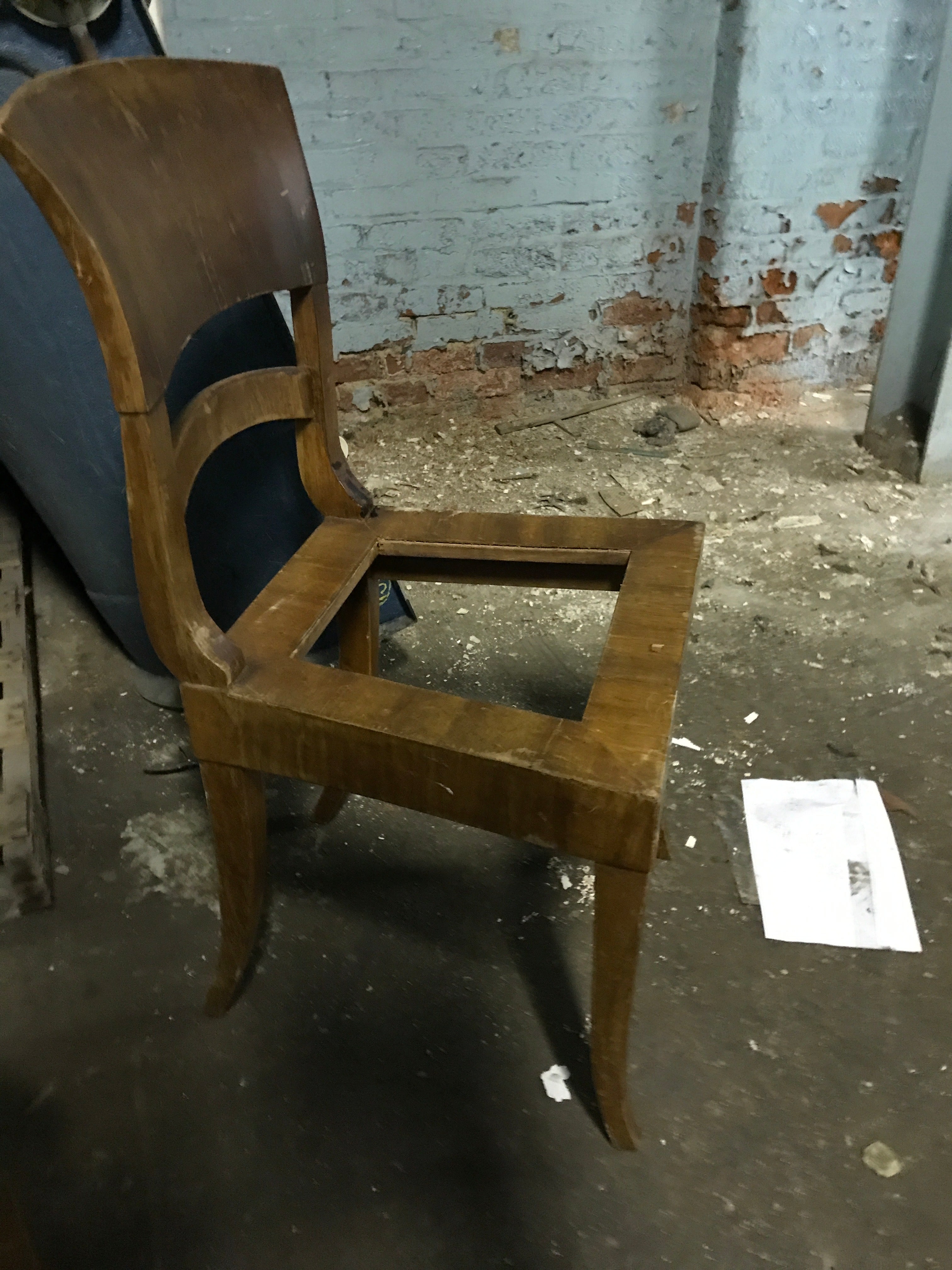 Wood Chair  No Seat