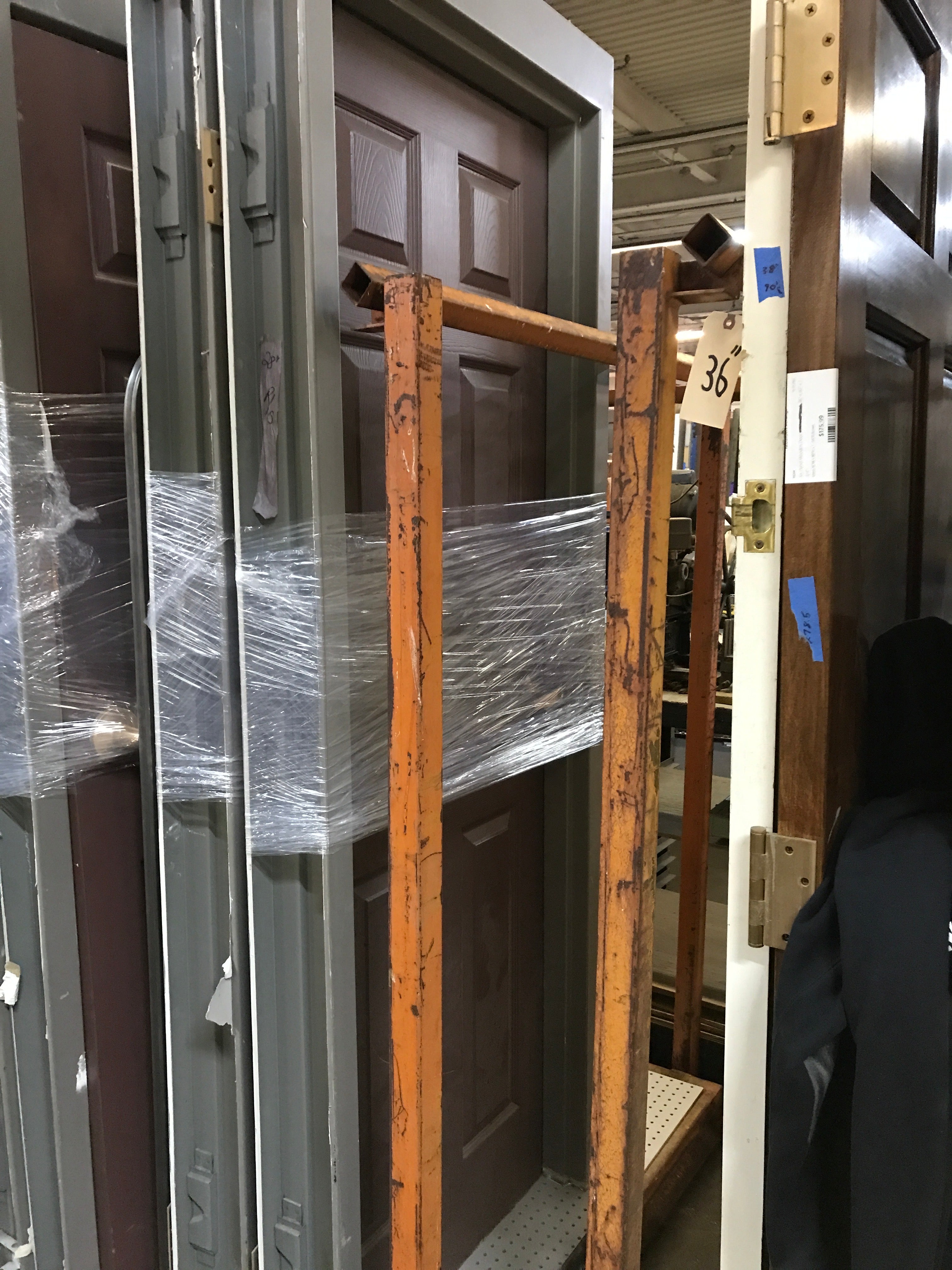 Door with Metal Jamb R/O 36"