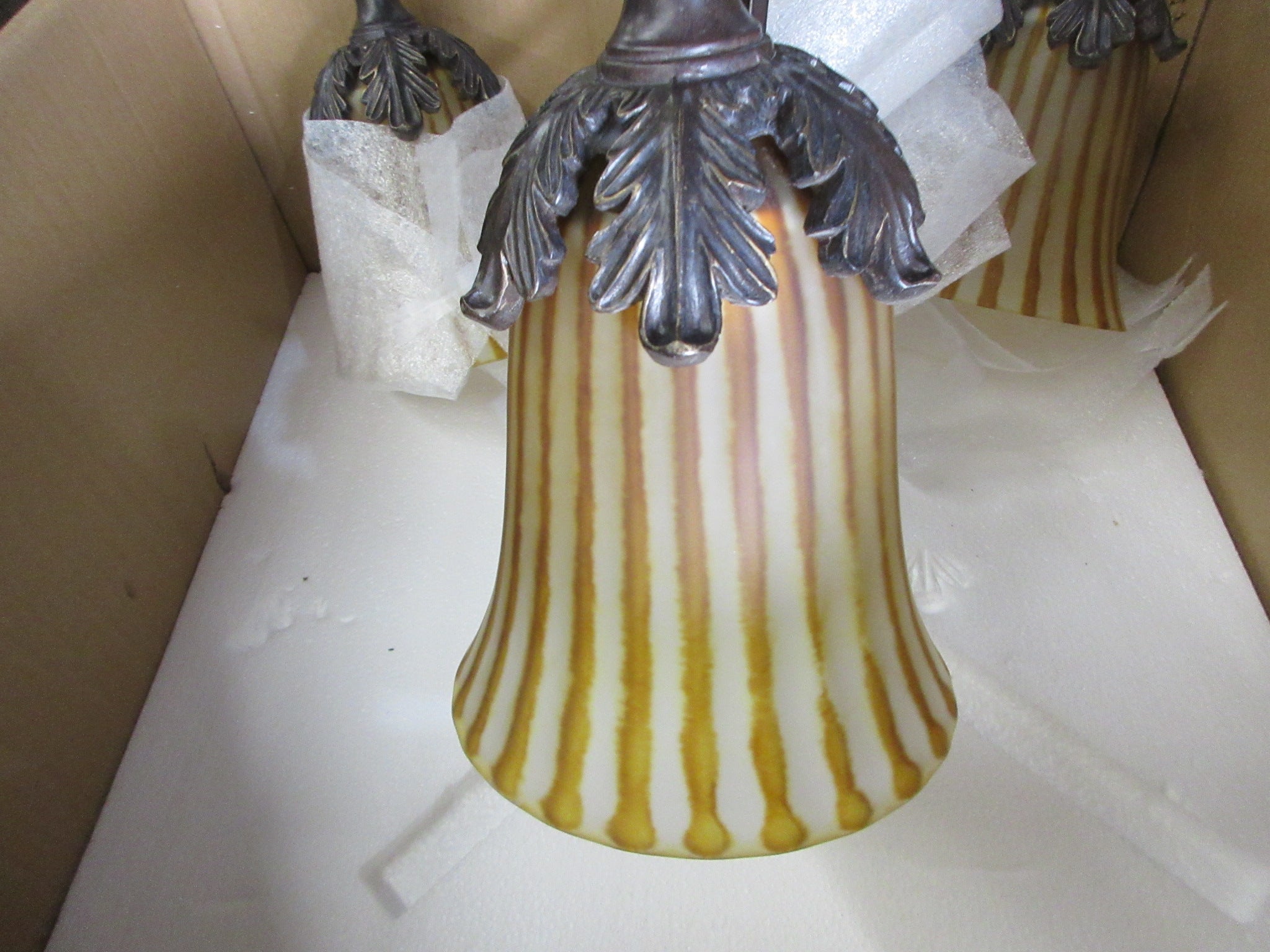 Pendant Light- 3 Lite with Glass Shades