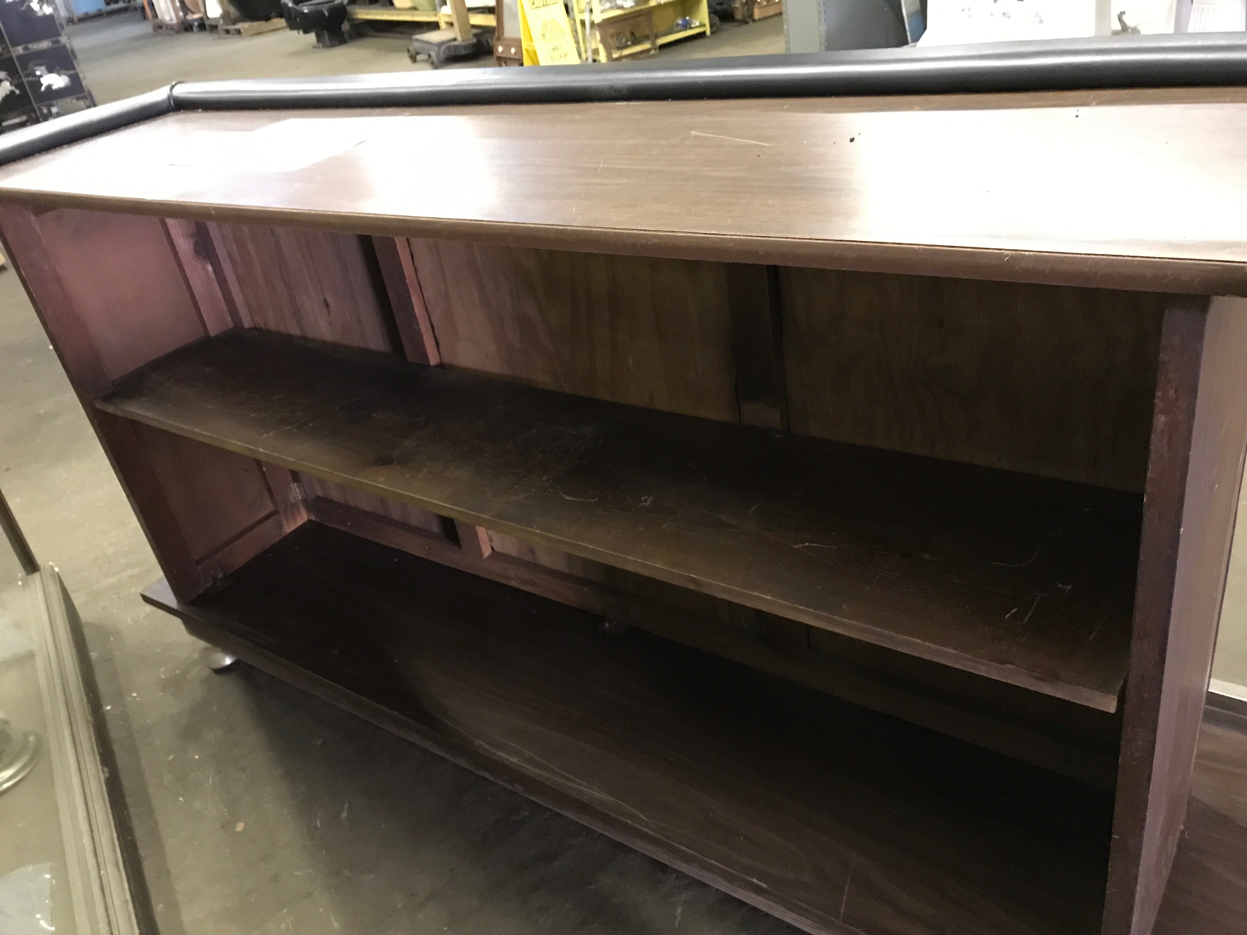 Vintage Bar with Leather Front