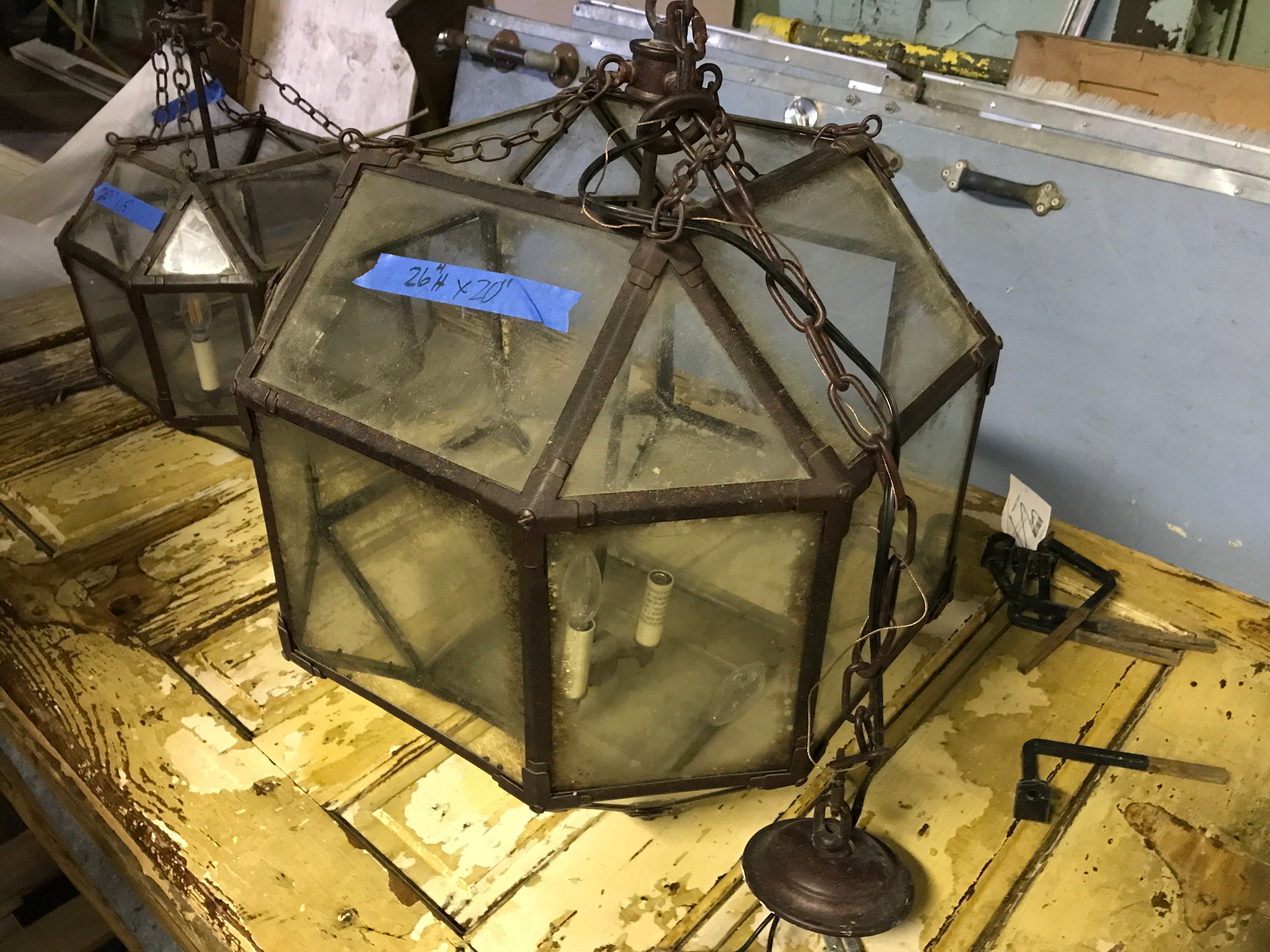 Pendant Light Fixture with 3 lite Candelabra