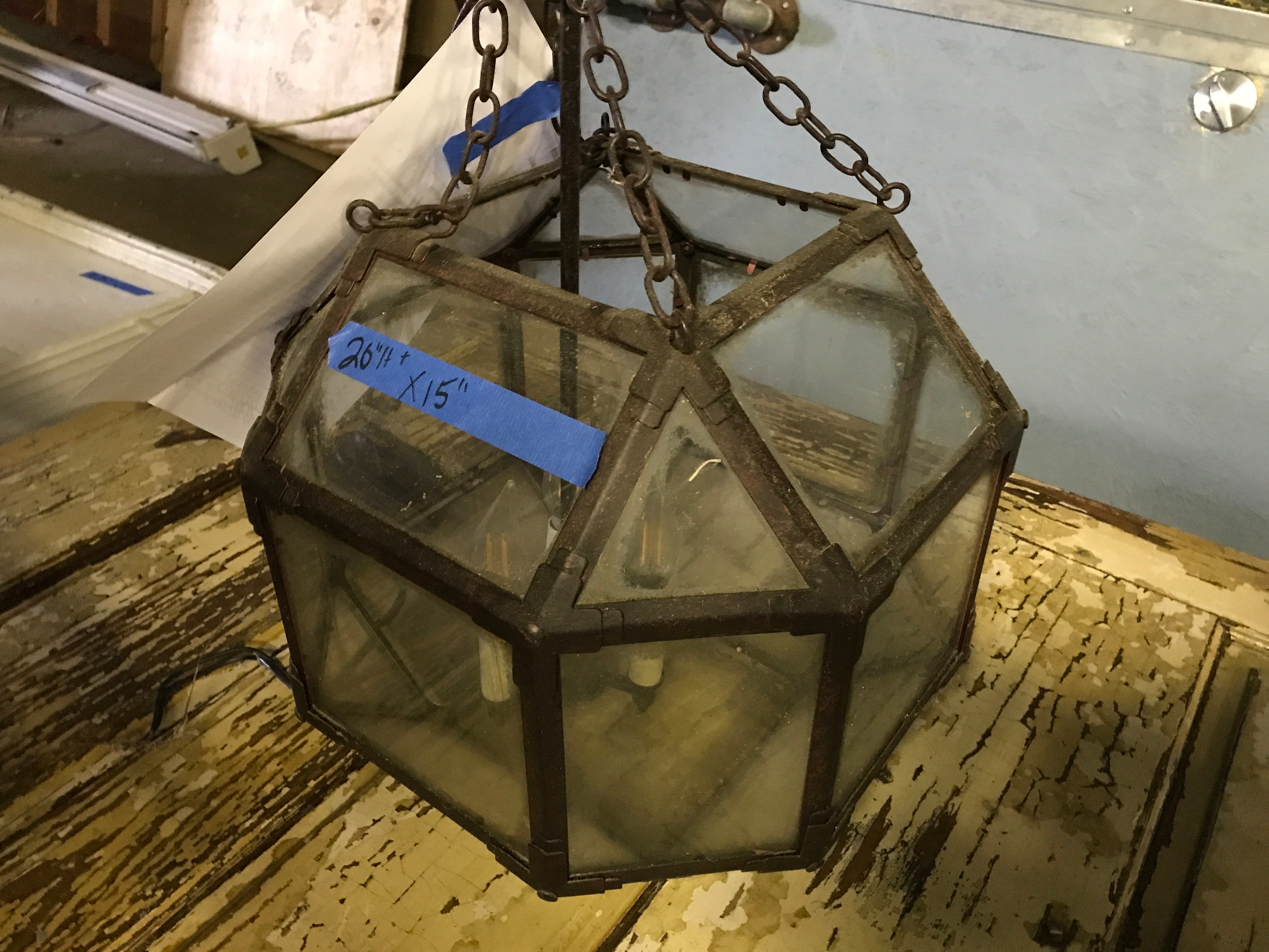 Pendant Light Fixture with 3 lite Candelabra