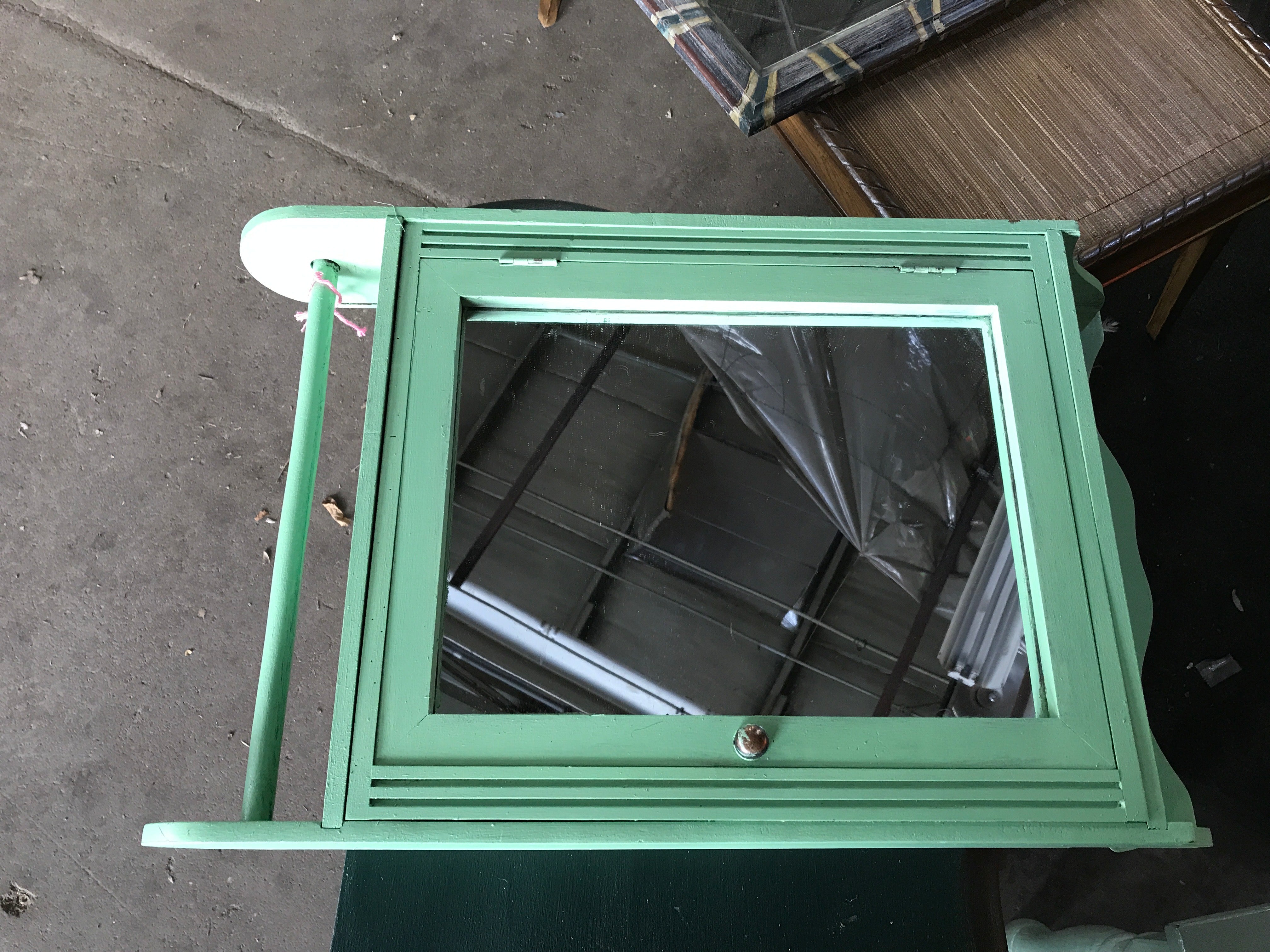 Vintage  Wall Mount Cabinet with Mirror