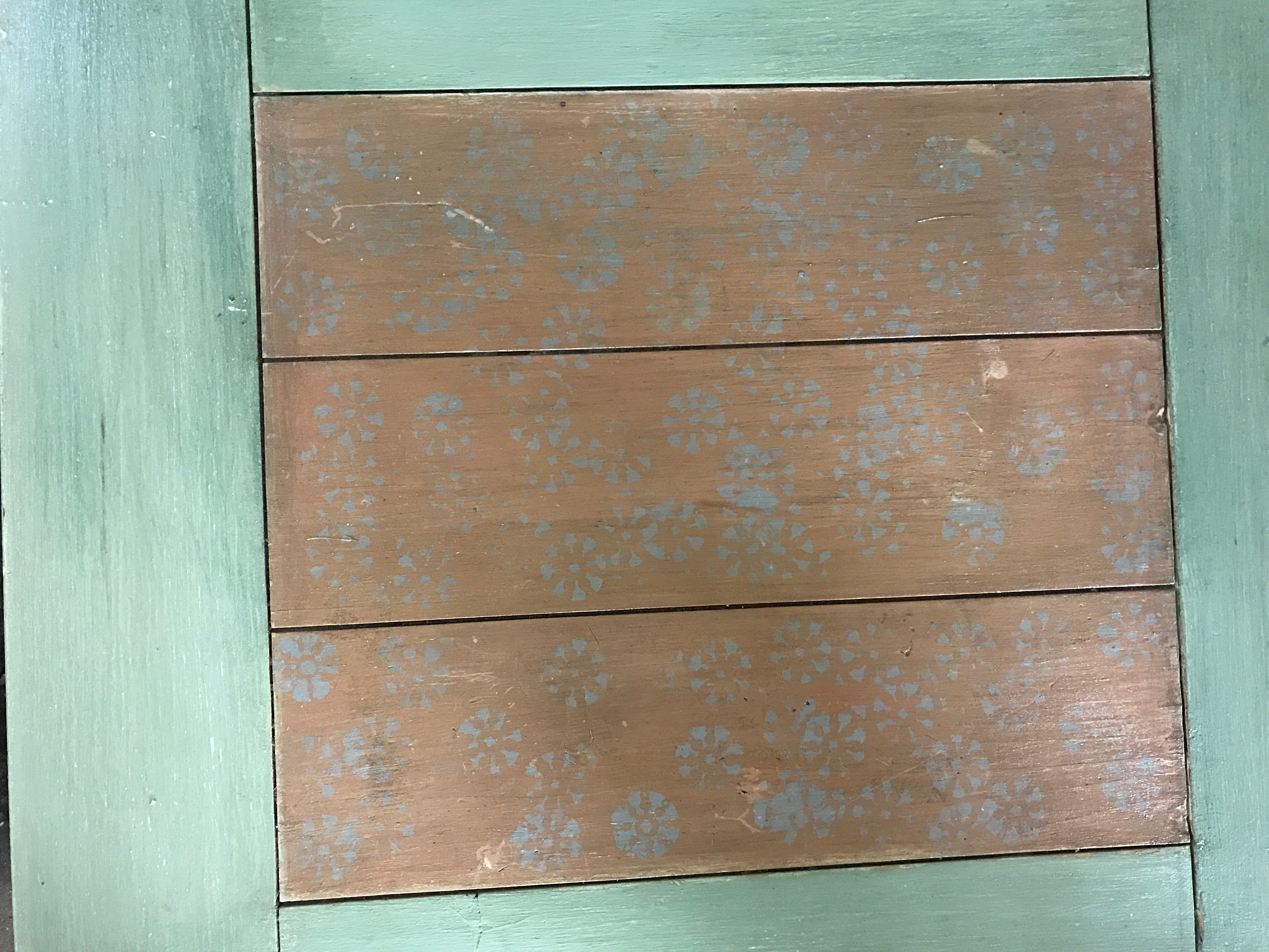 Small Square Table - painted