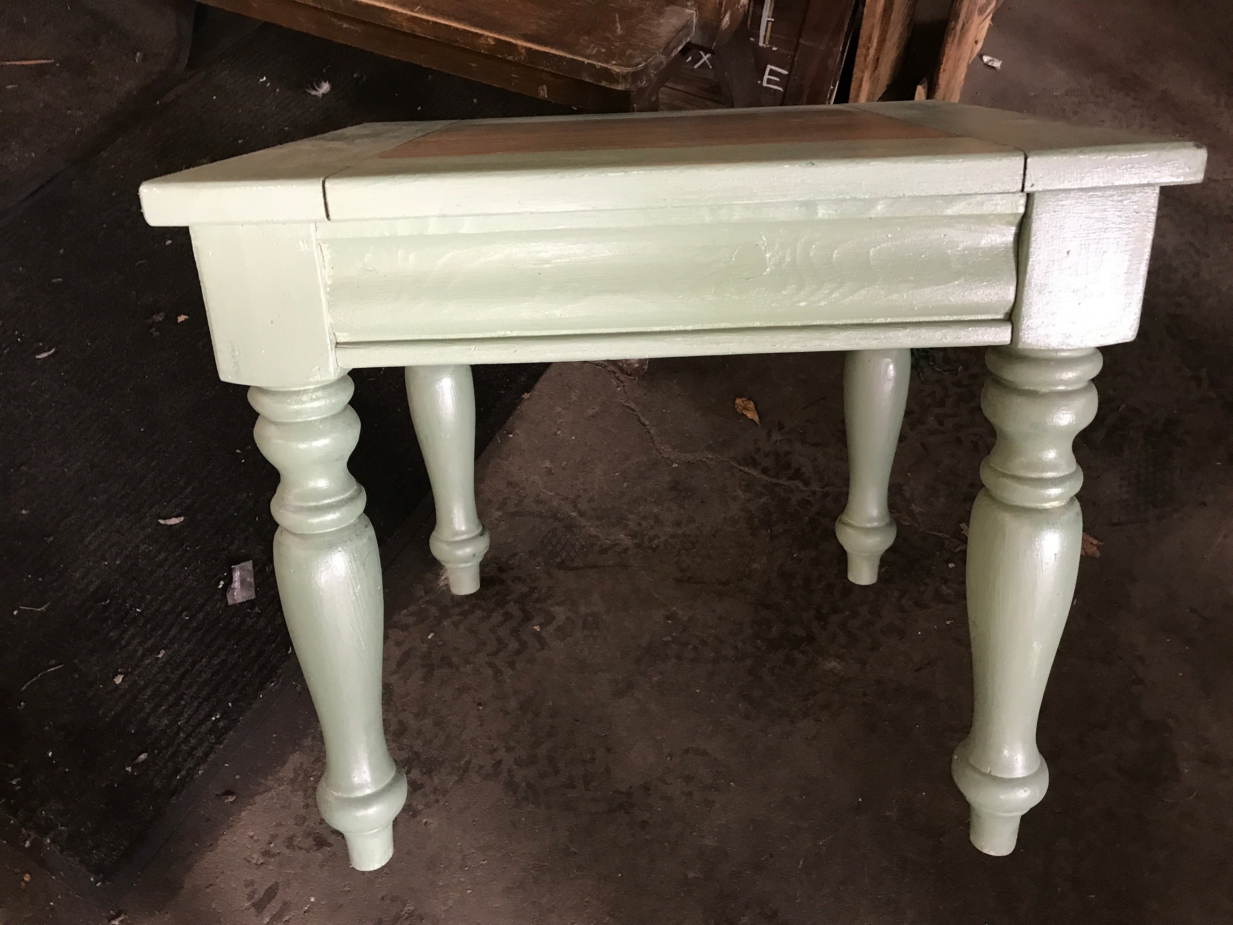 Small Square Table - painted