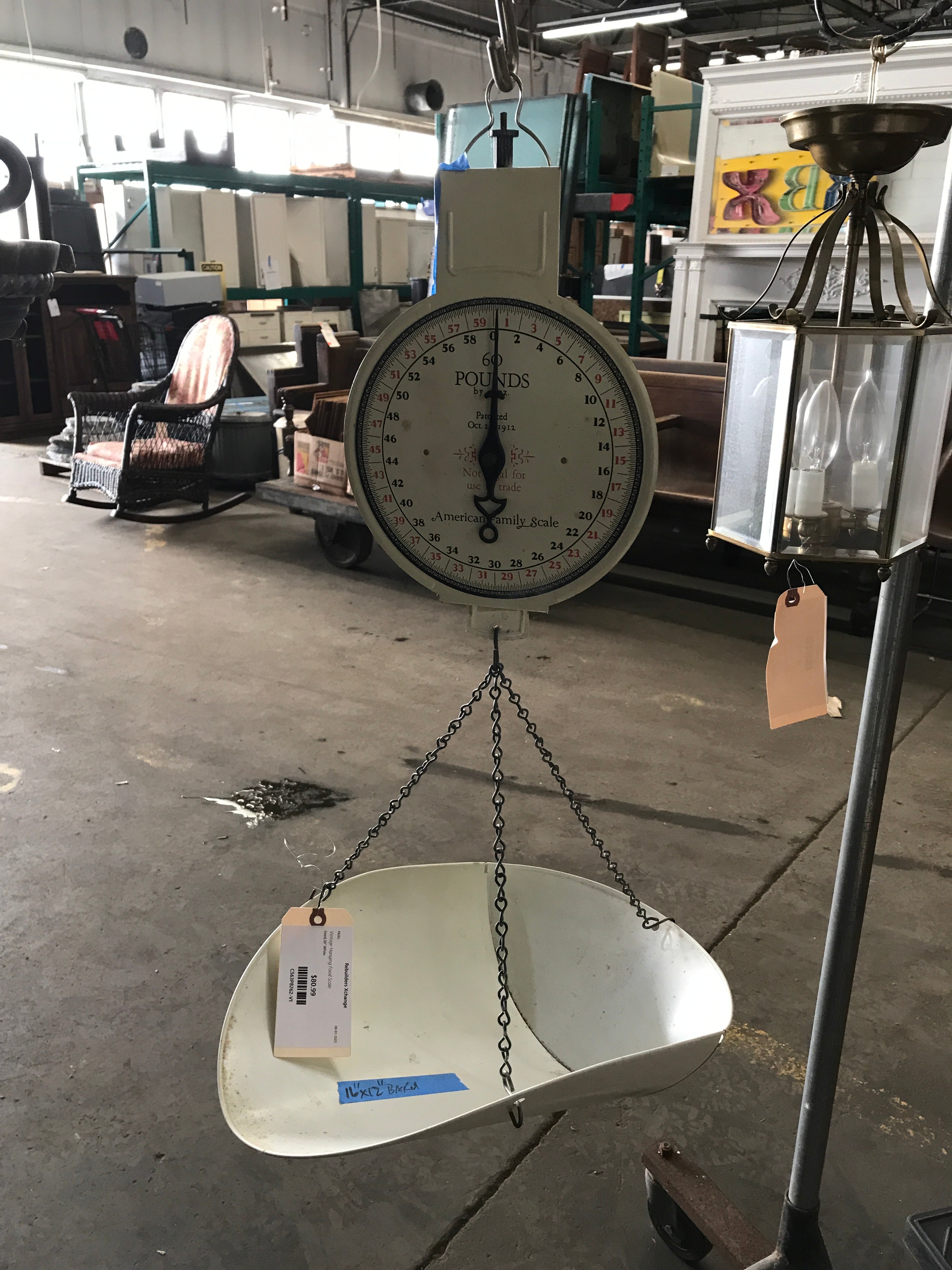 Vintage Hanging Food Scale