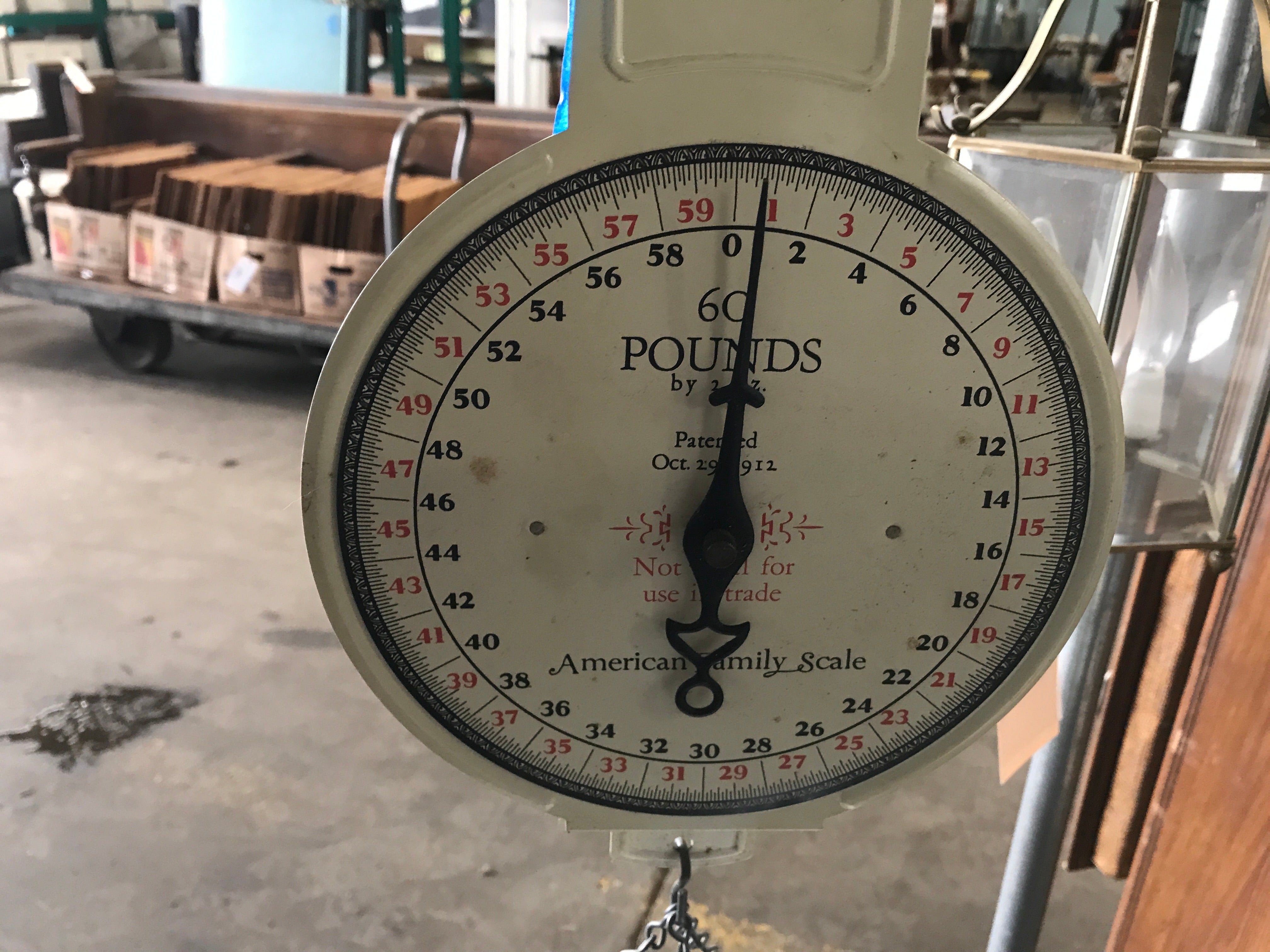 Vintage Hanging Food Scale