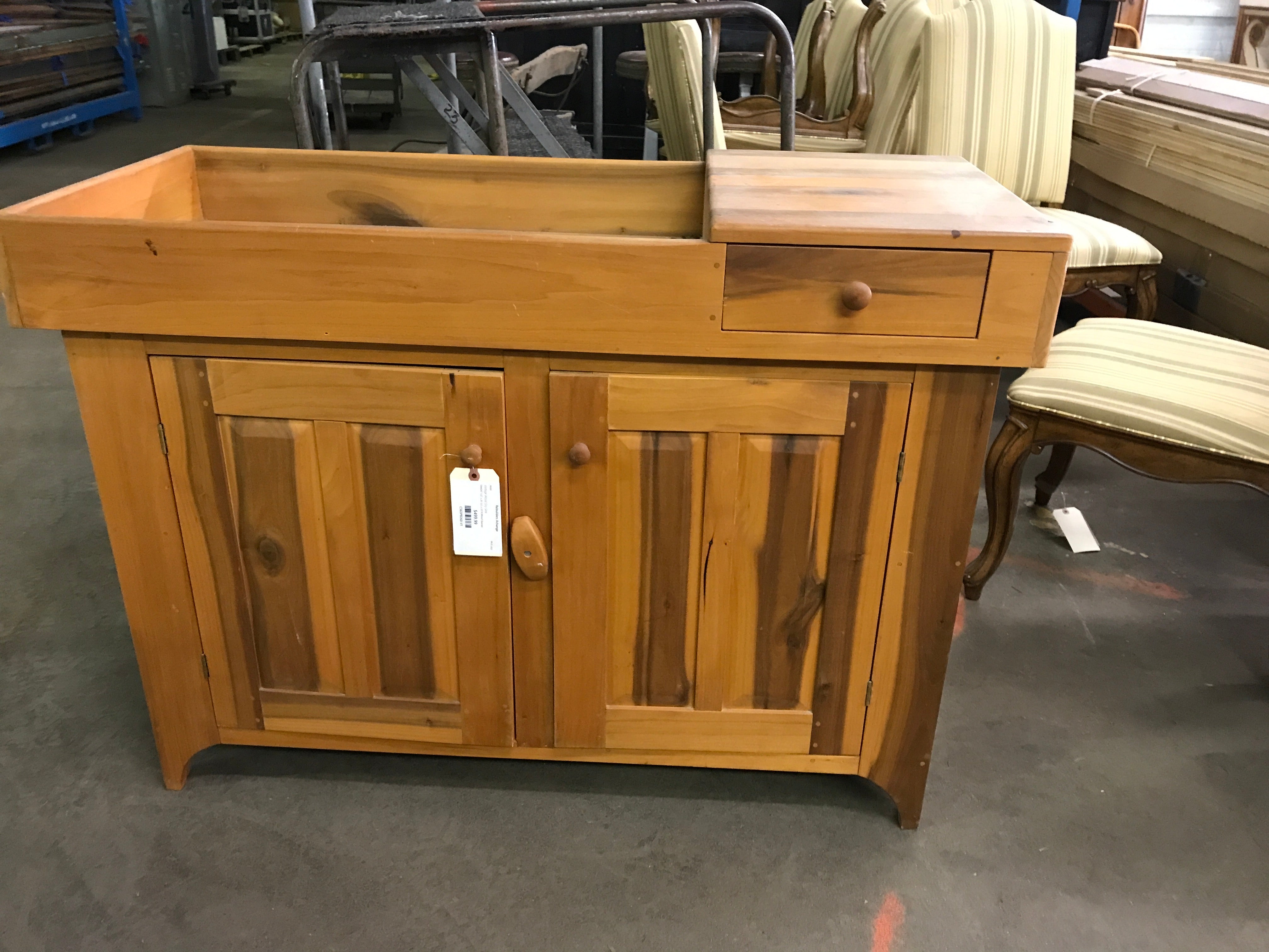 Vintage Wood Dry Sink