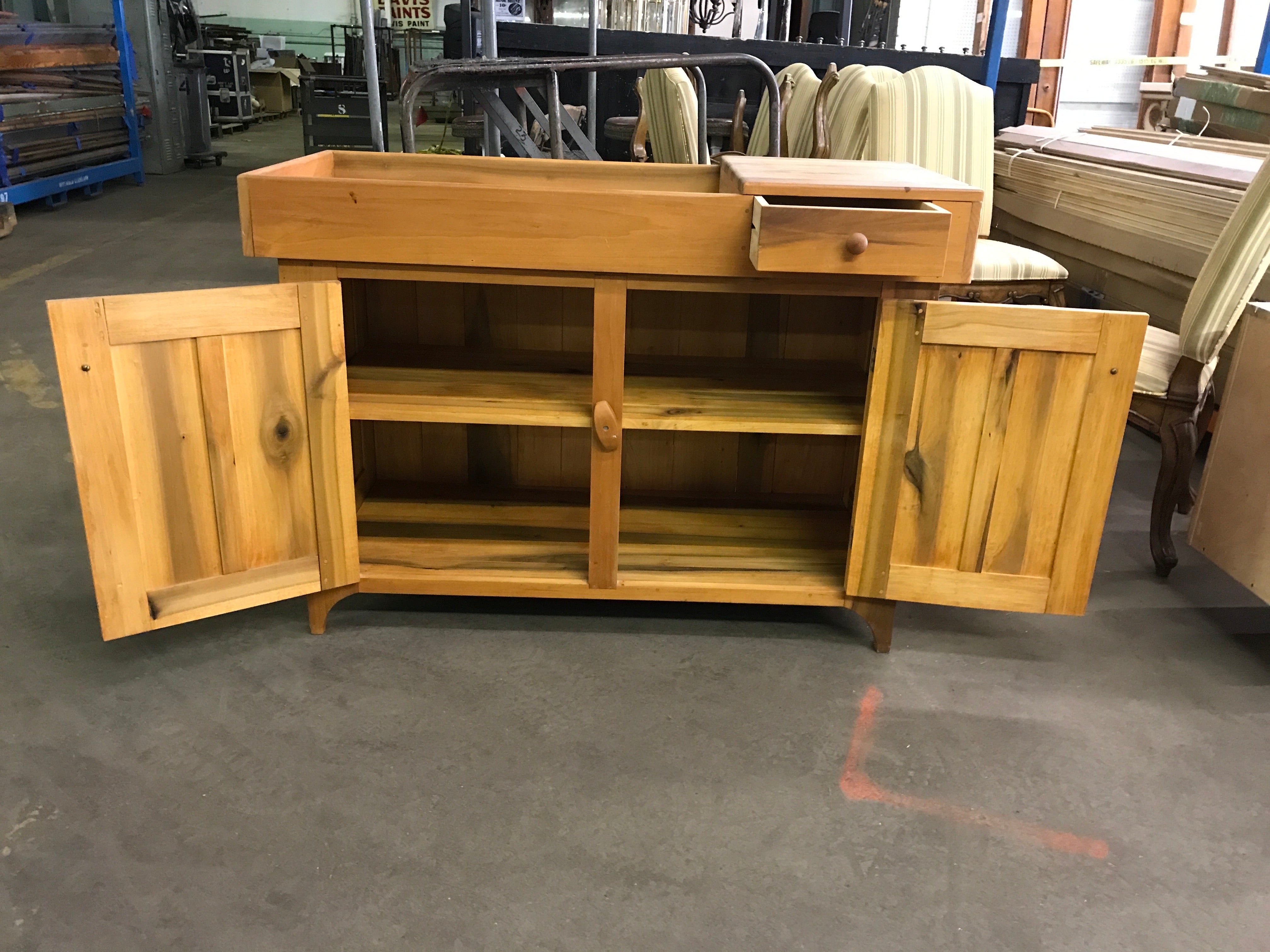 Vintage Wood Dry Sink