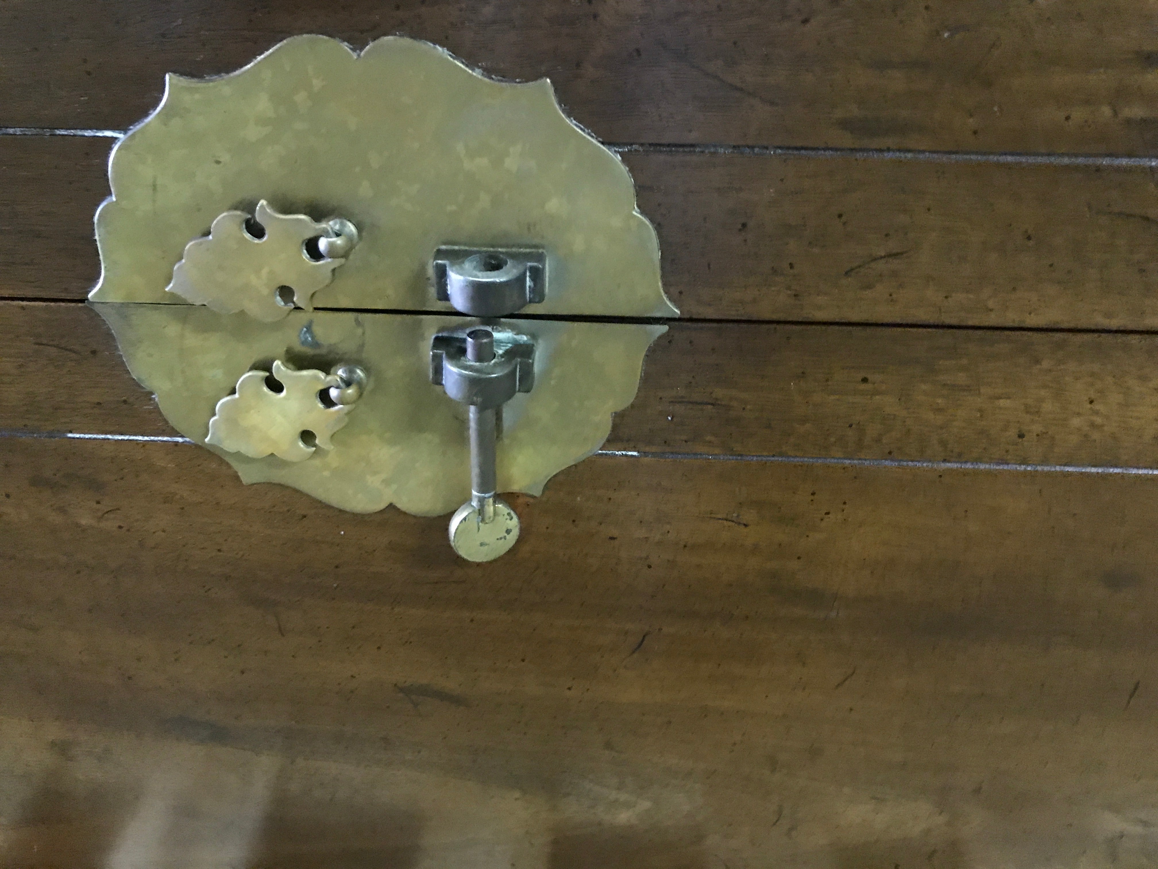 Armoire with Brass Hardware