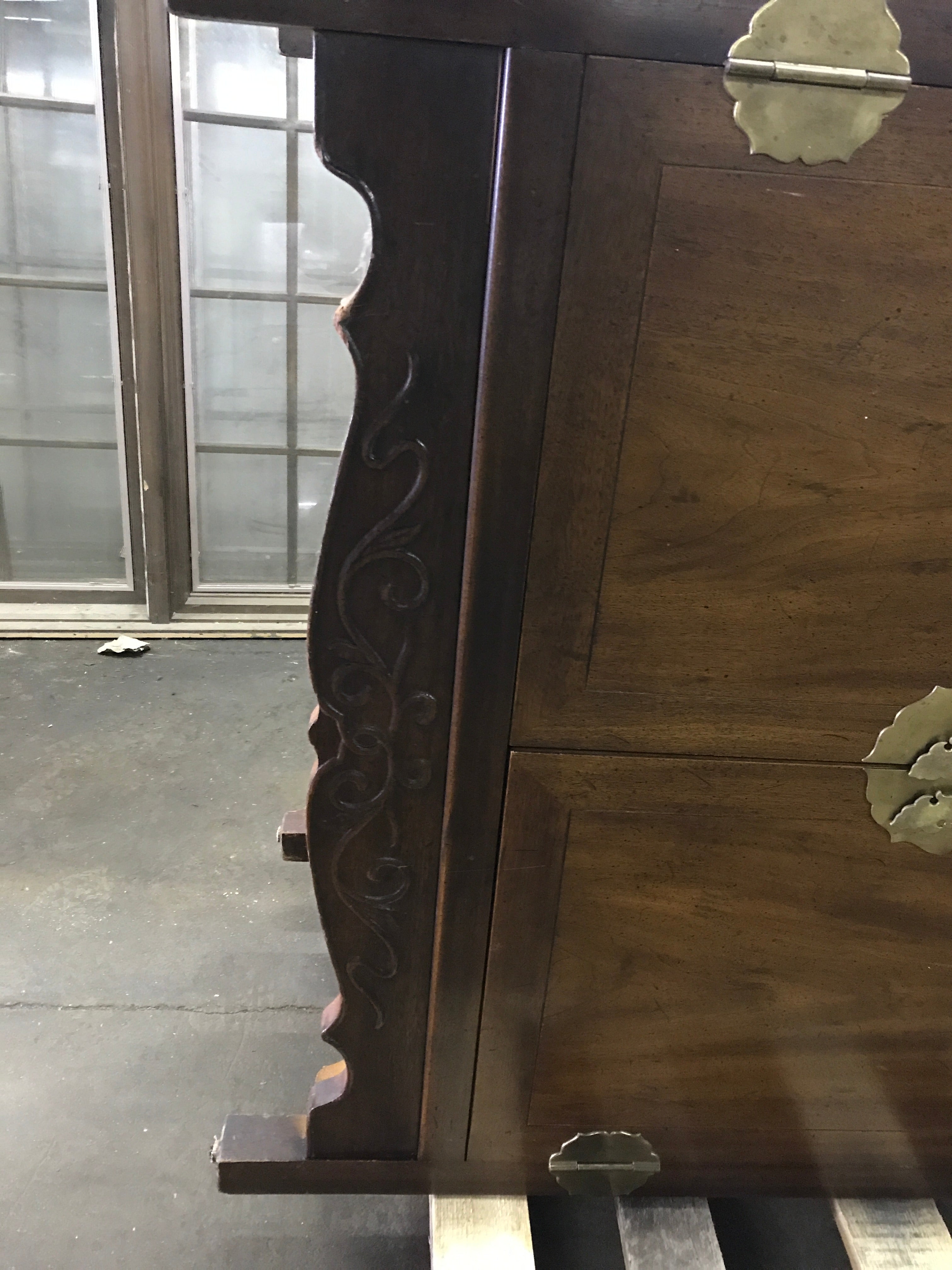 Armoire with Brass Hardware