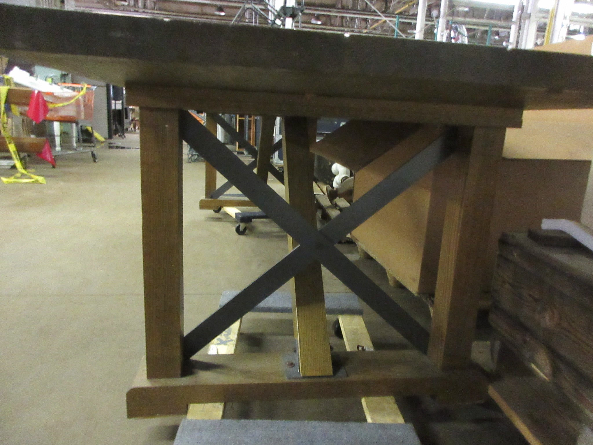 Long Wood Dining Table 10'