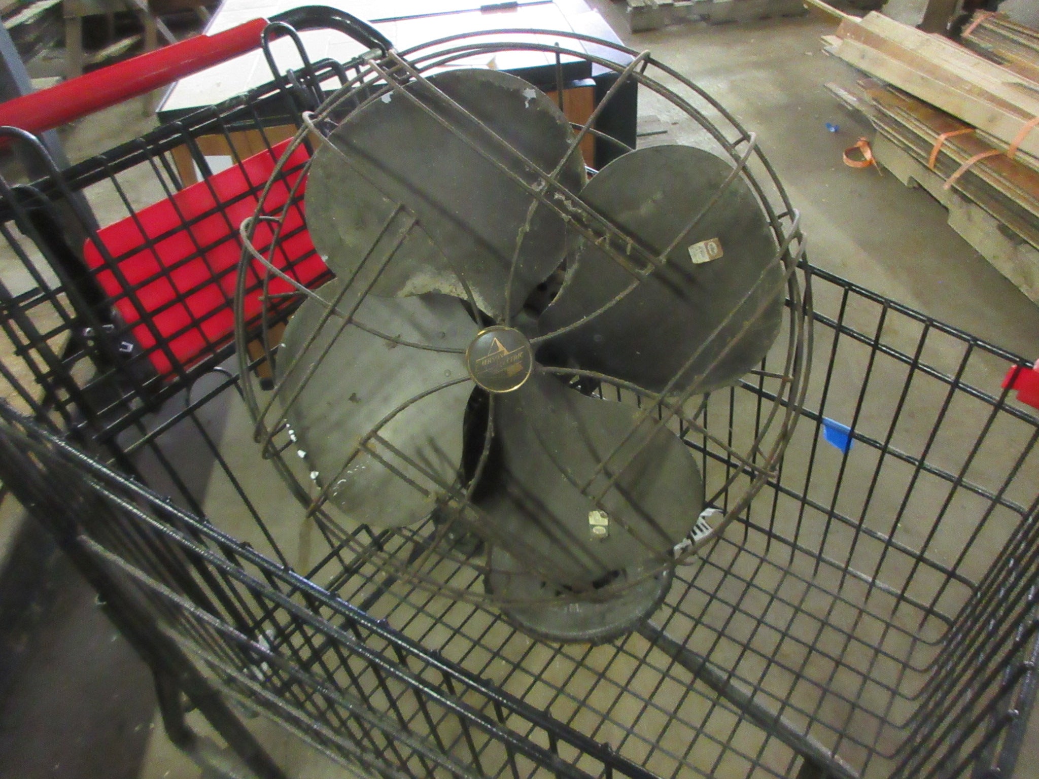 Vintage Metal Fan- AS IS