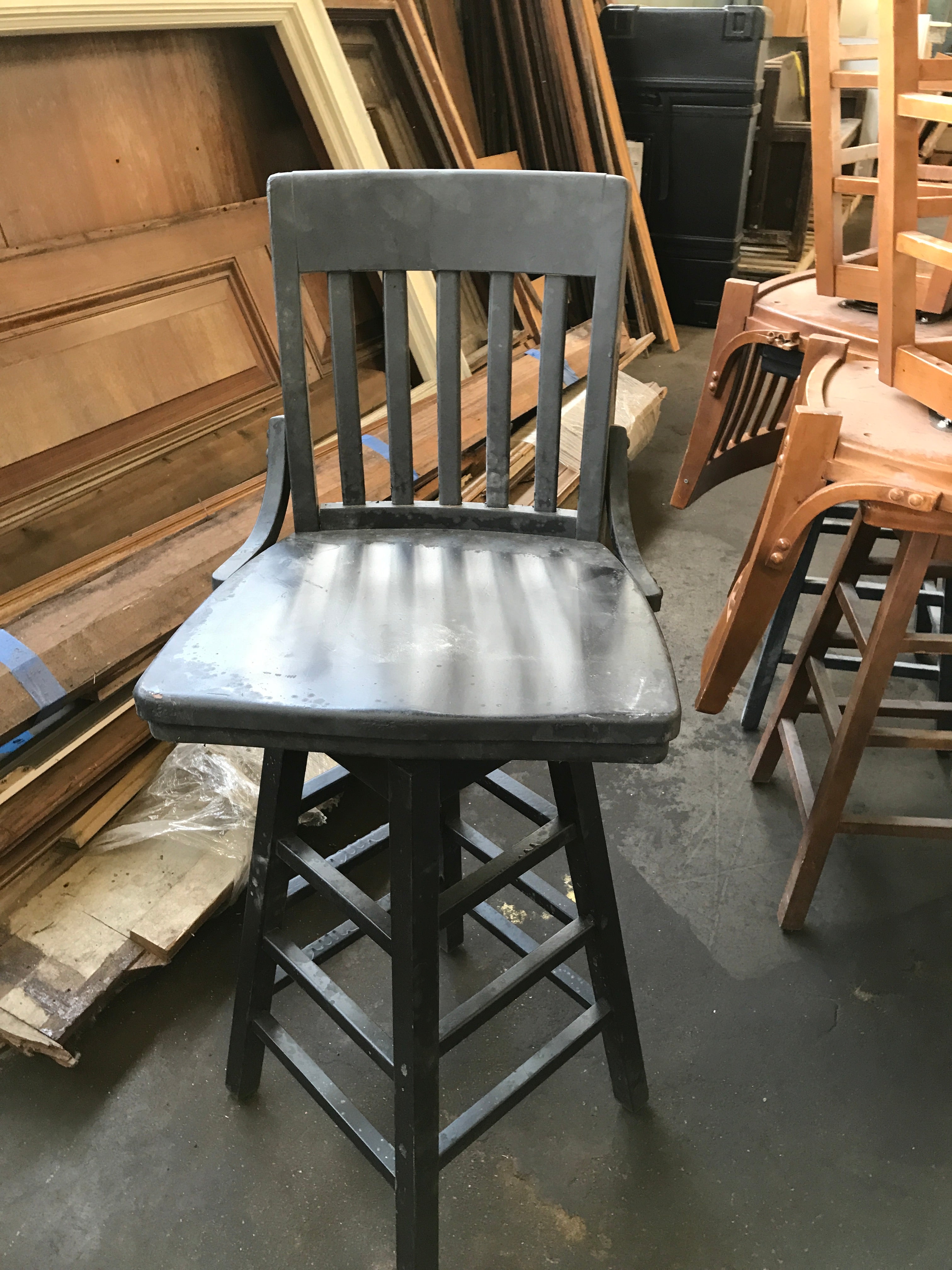 Bar Height Stool - Swivel 43 1/2" Back Height