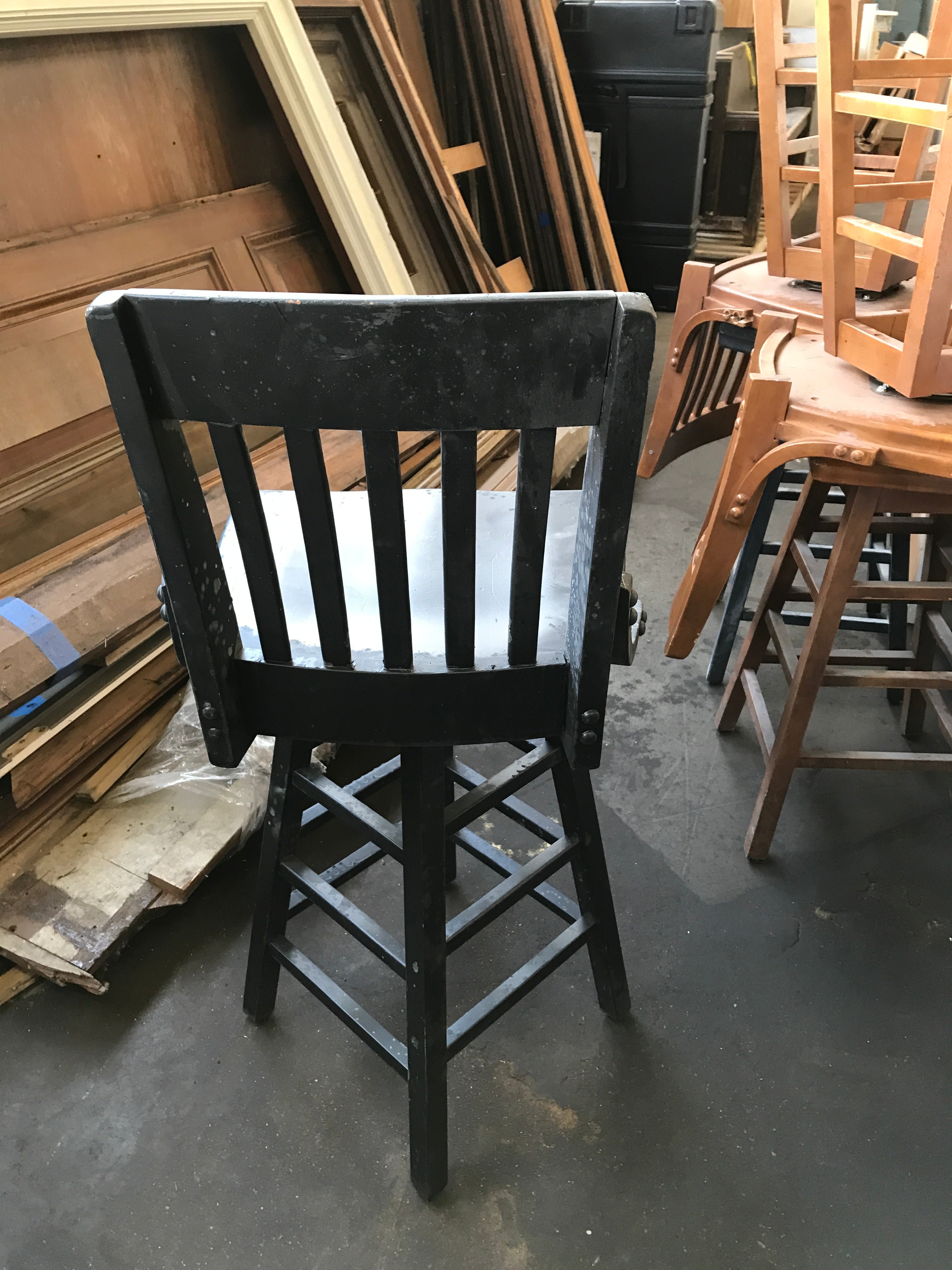 Bar Height Stool - Swivel 43 1/2" Back Height