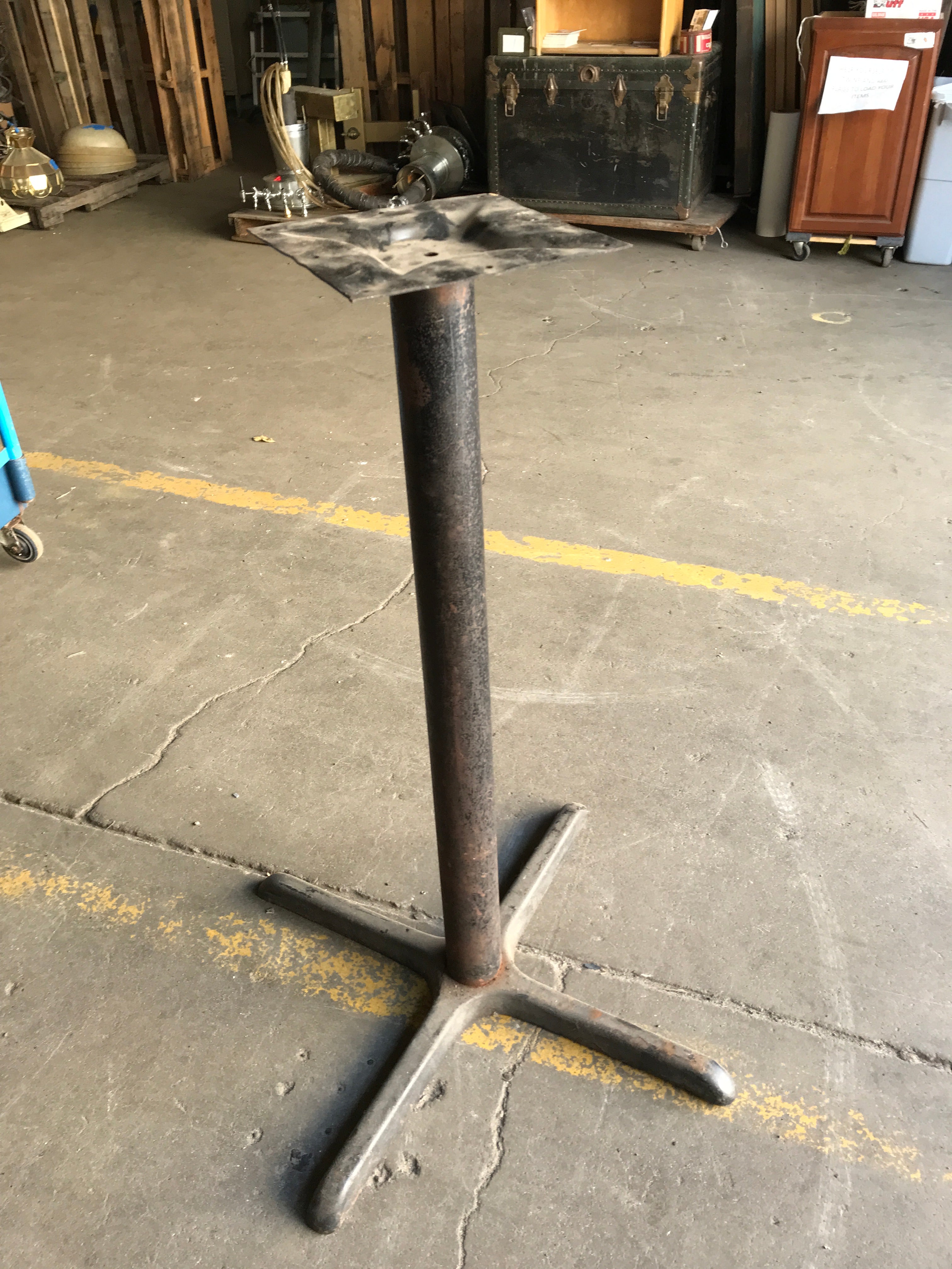 Bar Height Table Base Square Top 40 1/2" Height
