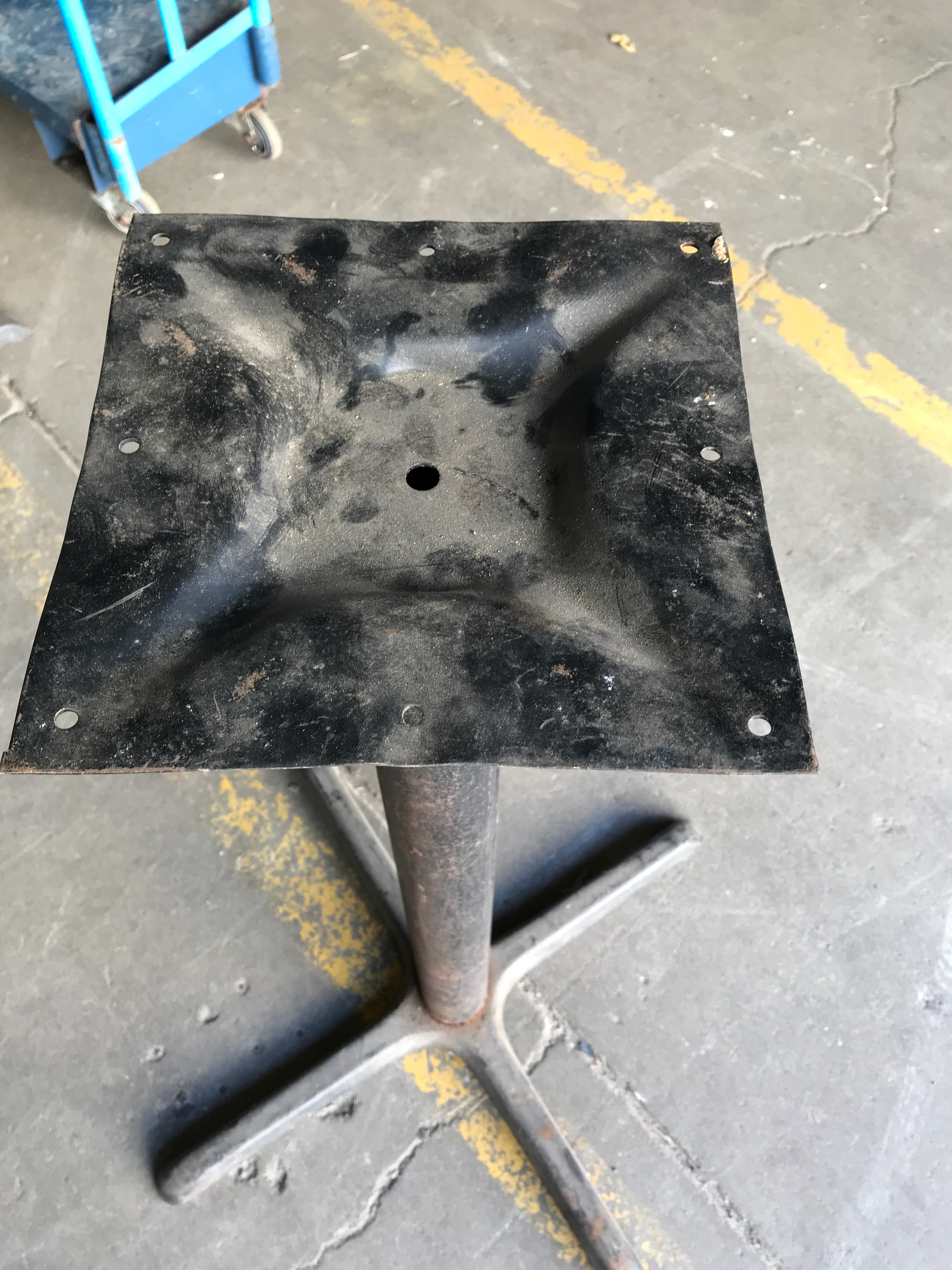 Bar Height Table Base Square Top 40 1/2" Height