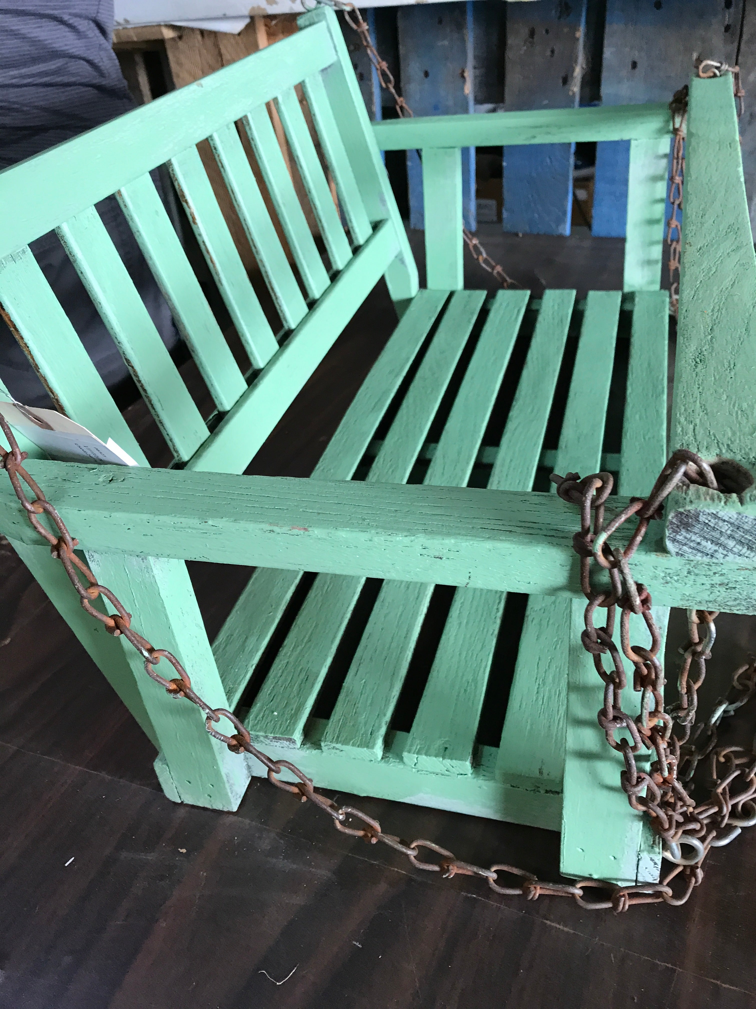 Vintage Wood Childs Swing