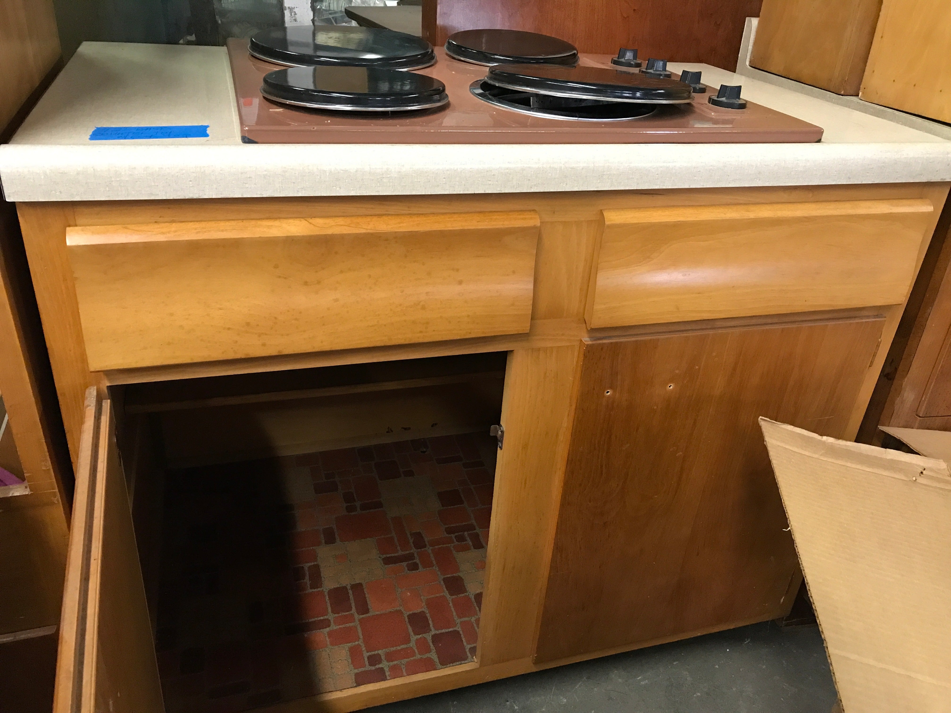 Set of Scheinich Kitchen Cabinets with Appliances