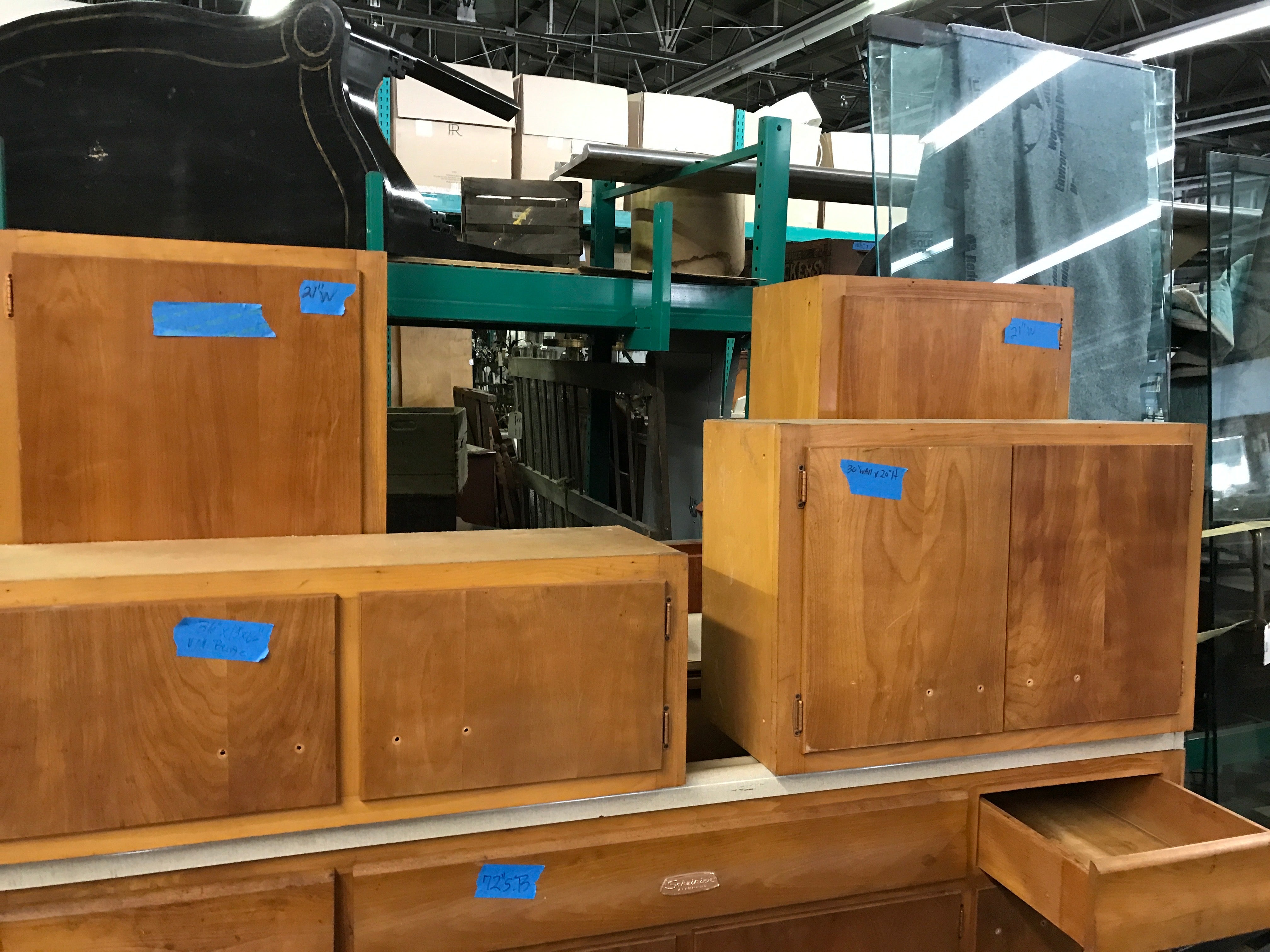 Set of Scheinich Kitchen Cabinets with Appliances