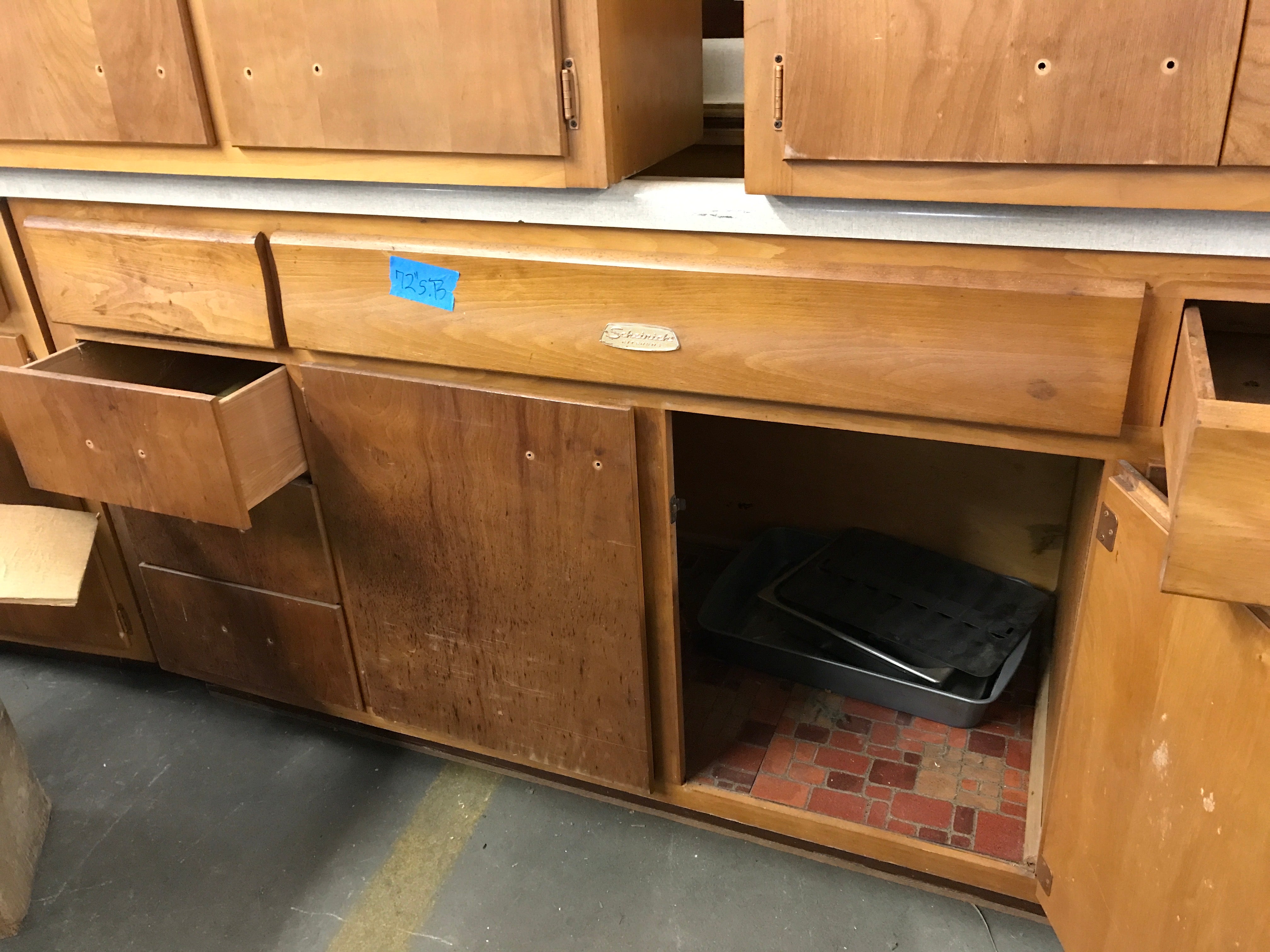Set of Scheinich Kitchen Cabinets with Appliances