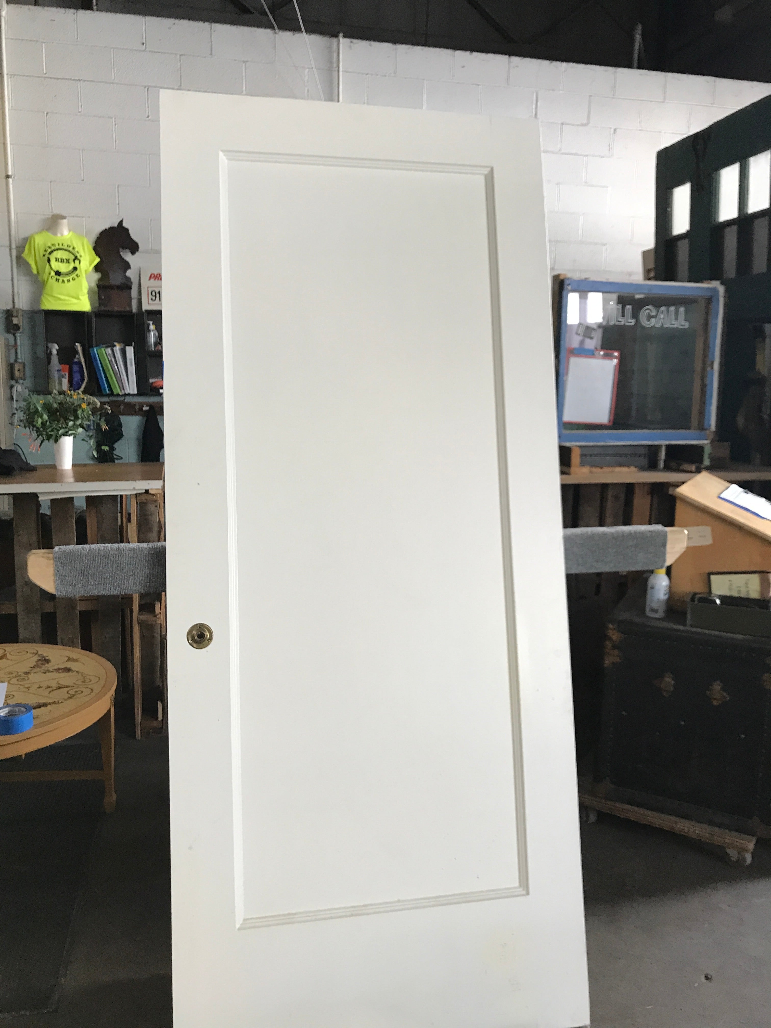 Wood Door Single Panel  34" x 80" x 1 3/4"