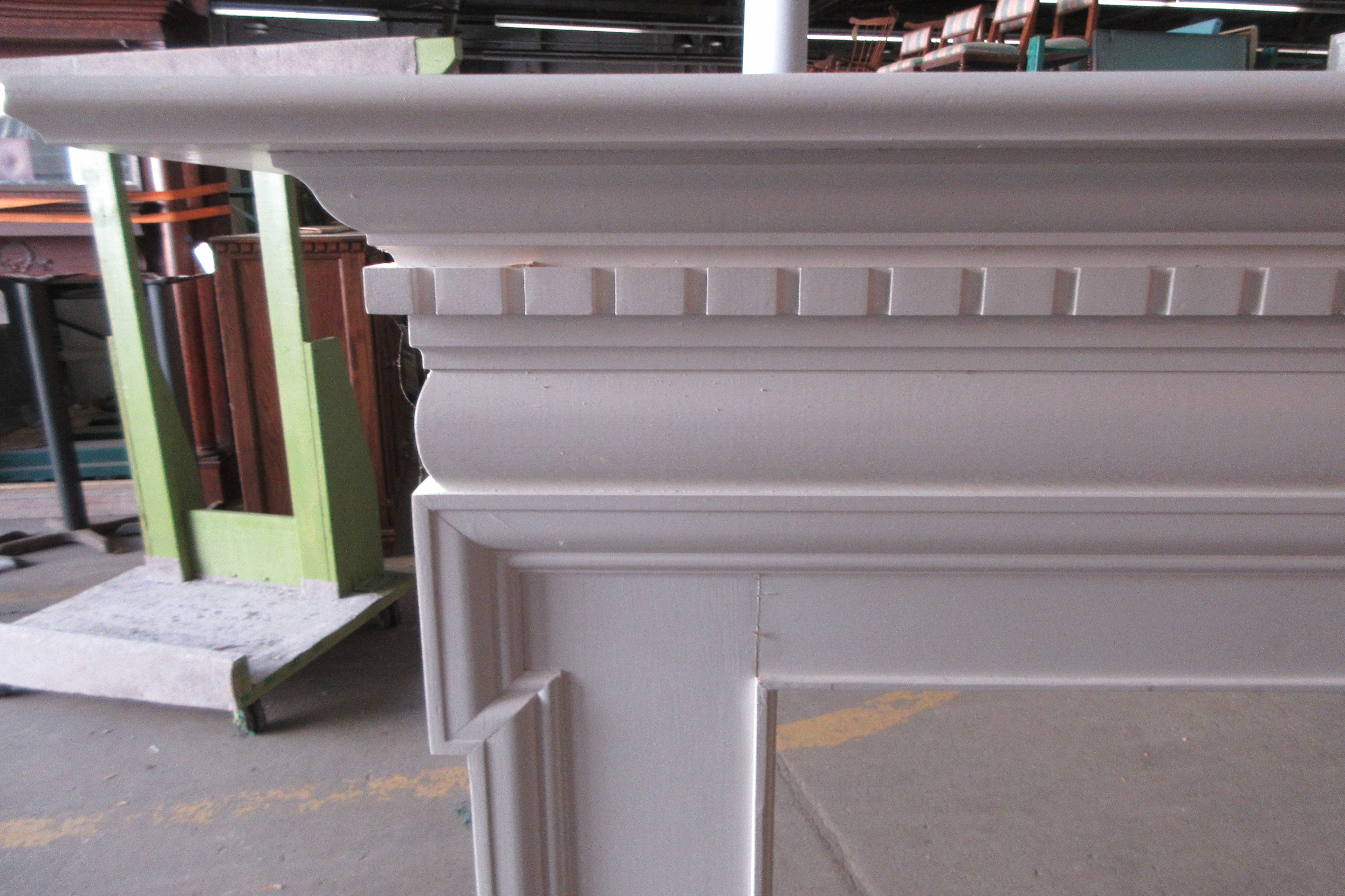 Fireplace Mantle -Painted