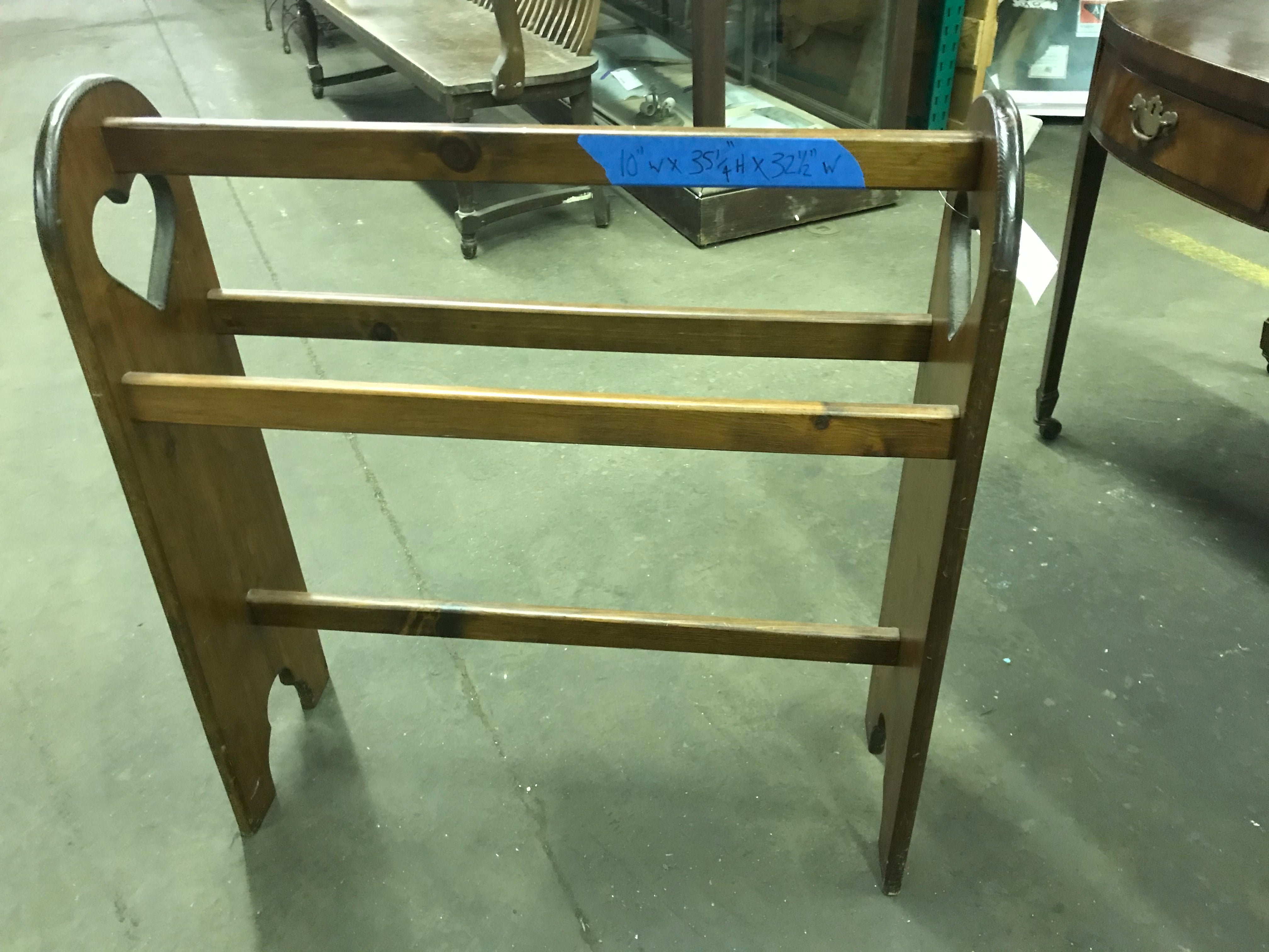 Wood Clothes Drying Rack