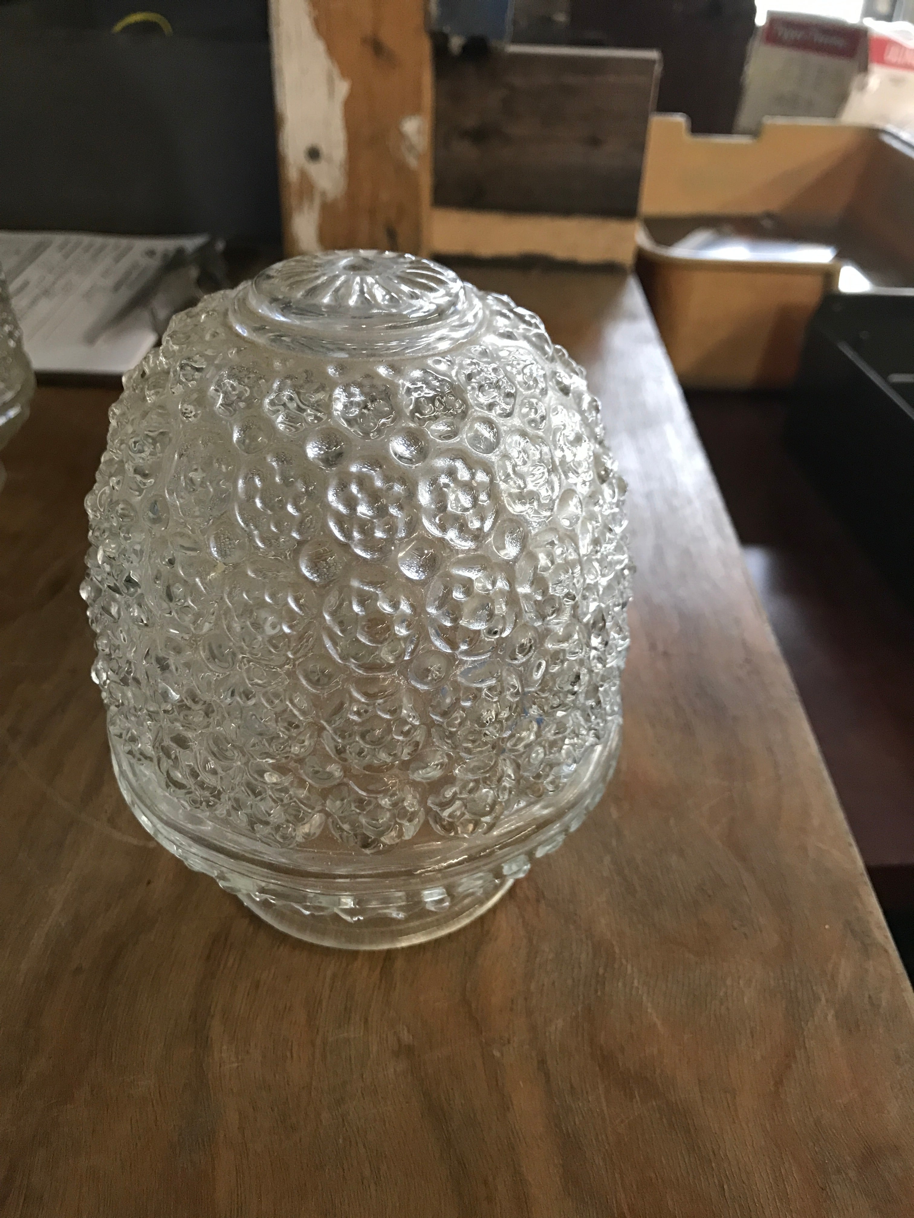 Acorn Glass Globe 3" Opening, 5 1/2" height
