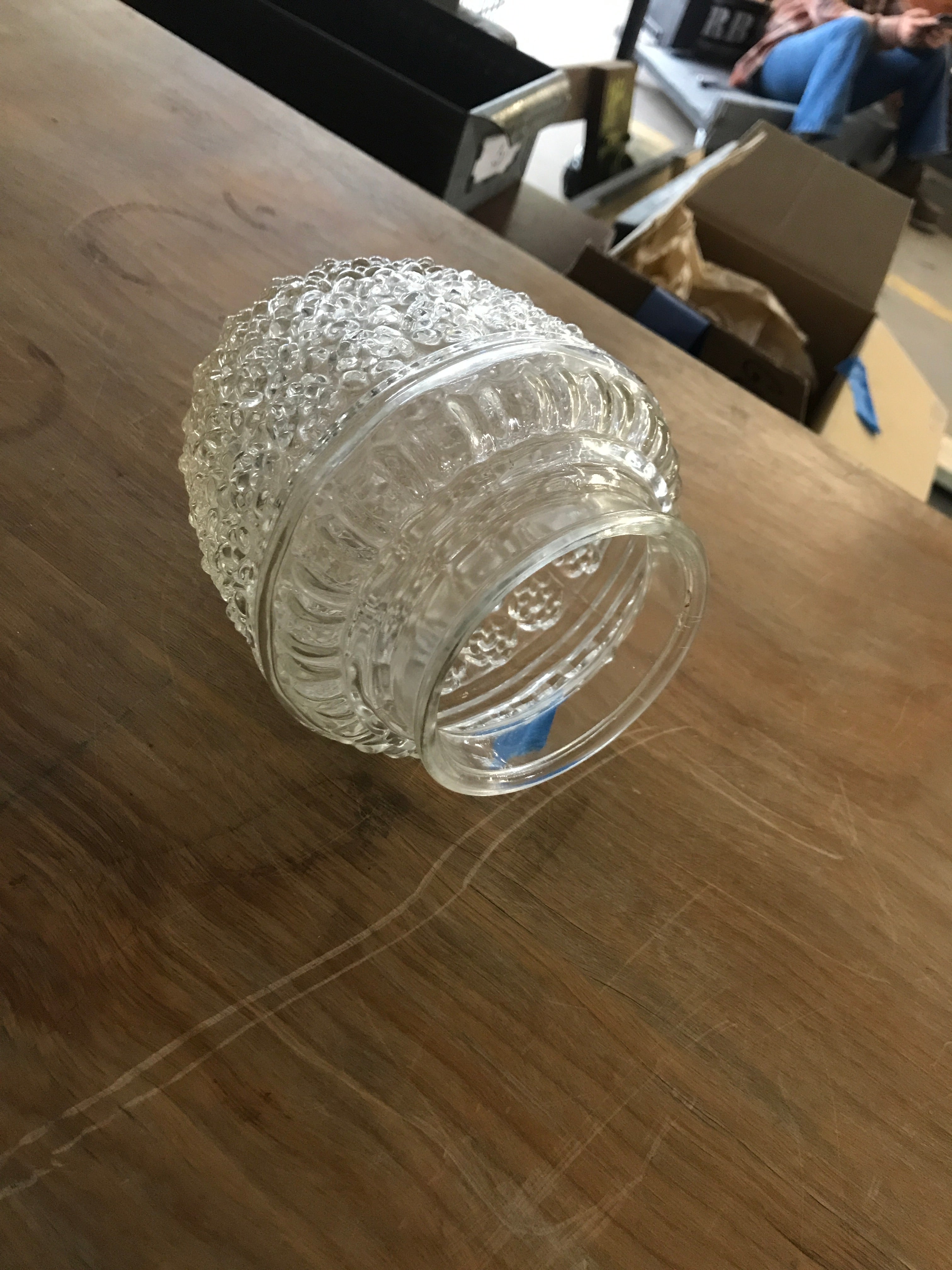 Acorn Glass Globe 3" Opening, 5 1/2" height