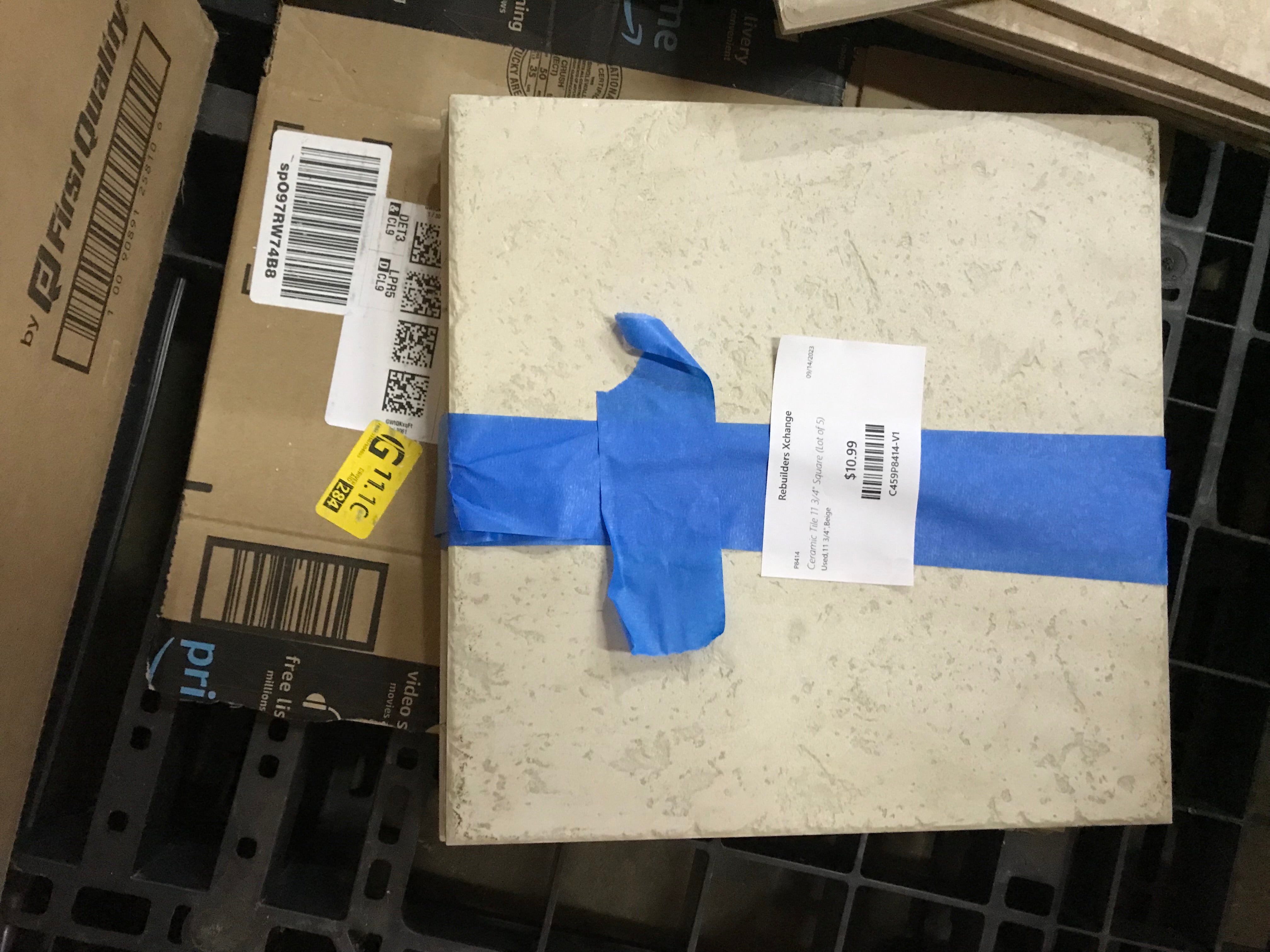 Ceramic Tile  11 3/4" Square (Lot of 5)