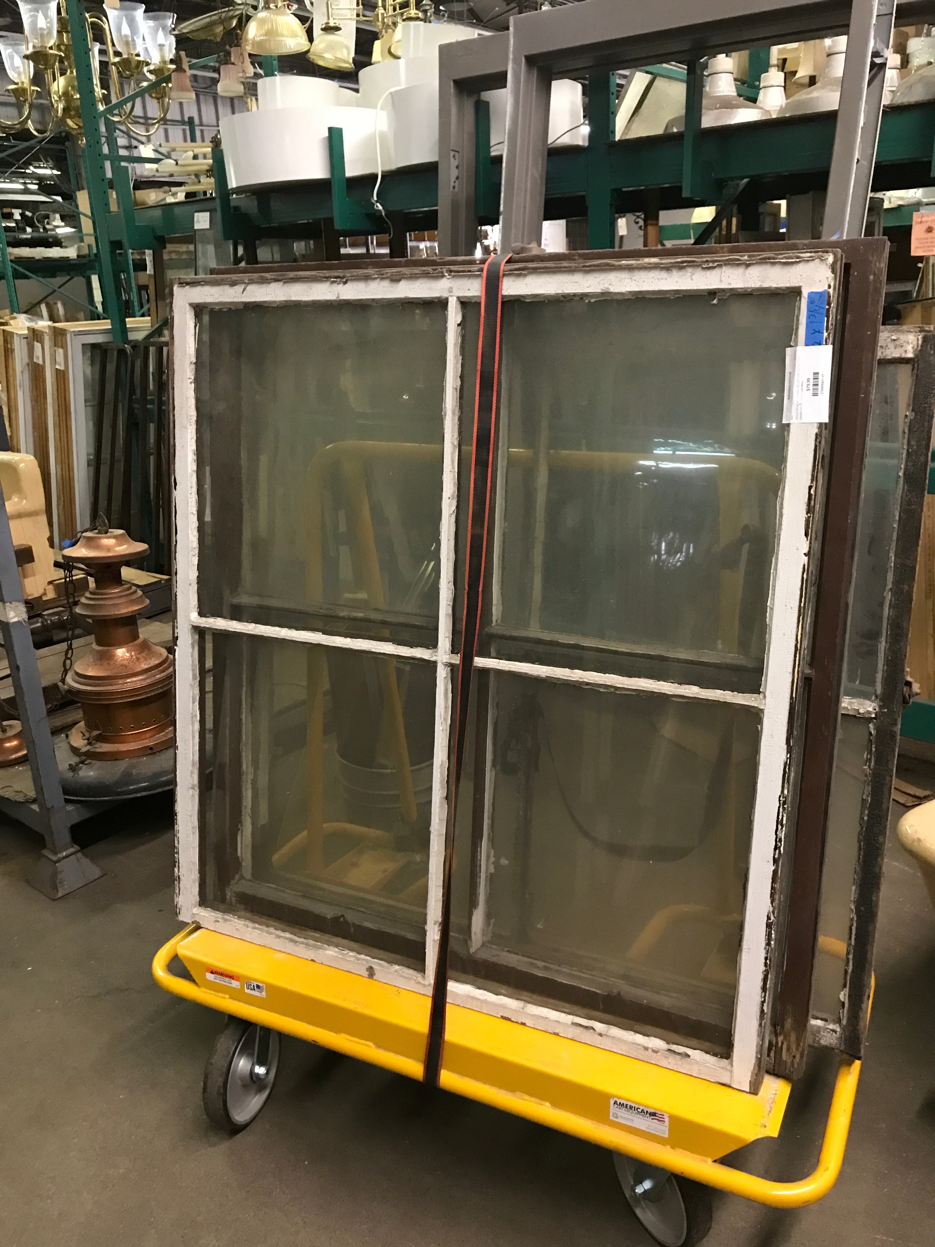 Wood Window 47 3/4" x 44" x 1 3/4"