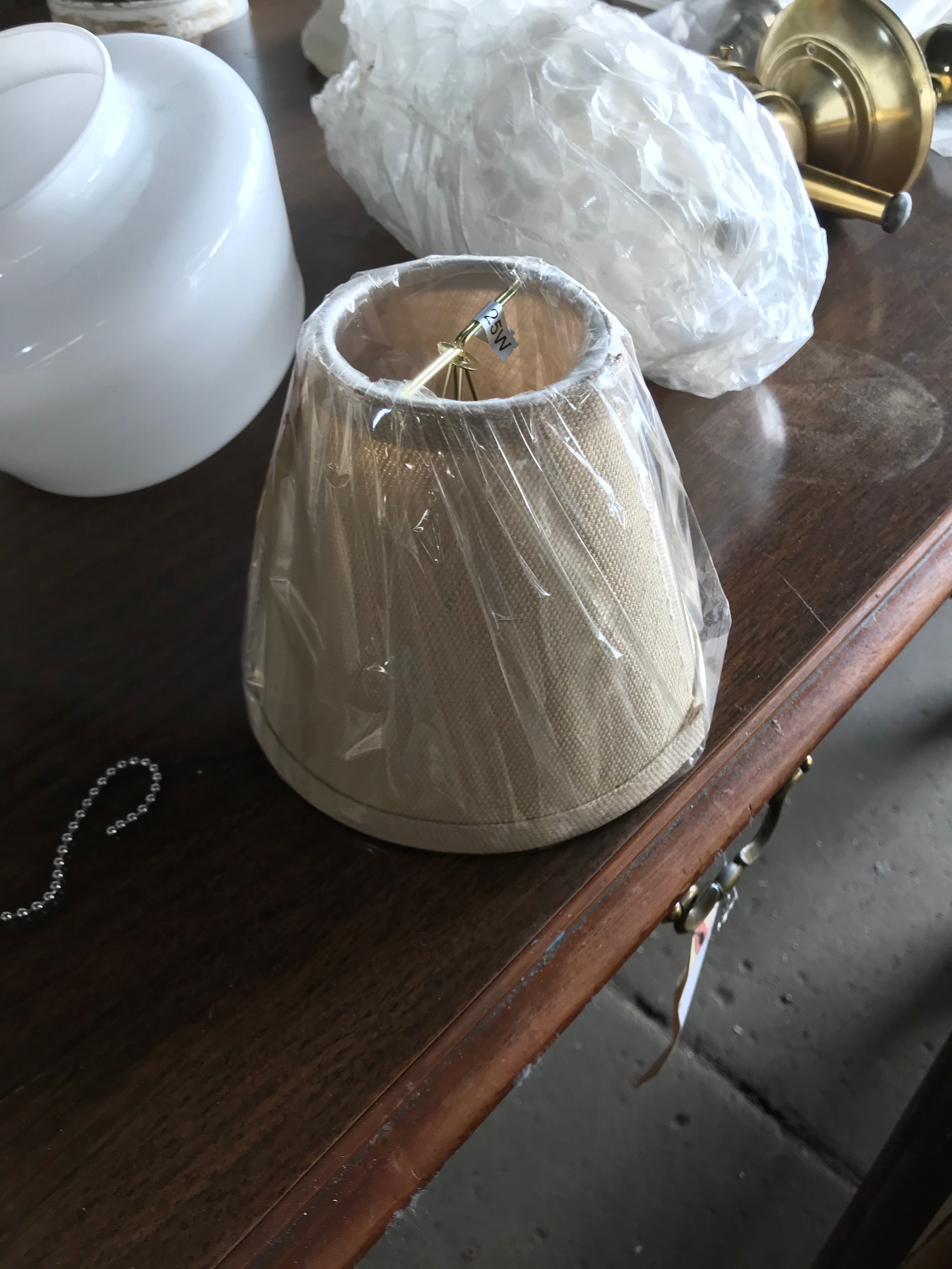 Fabric Shade for Single Bulb
